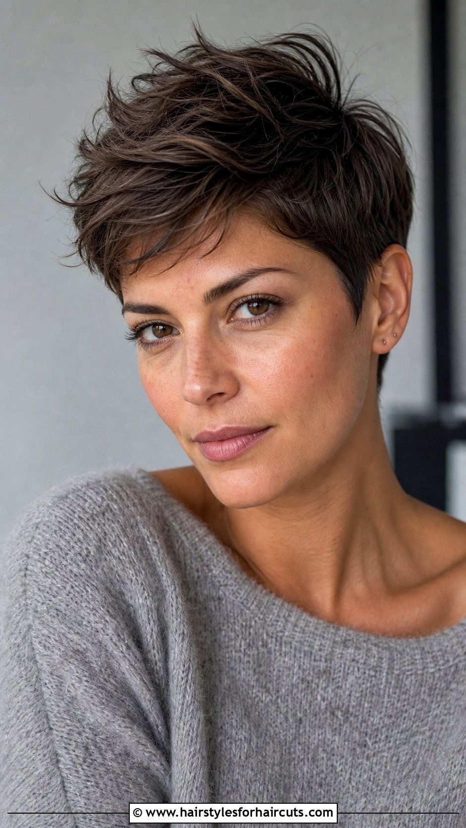 Texturized Pixie - 25 hairstyles thin hair over 50 - 25 hairstyles thin hair over 50