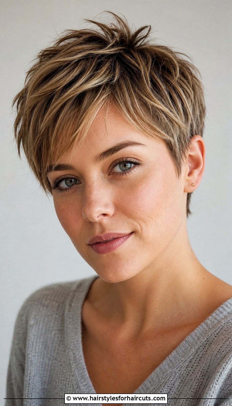 Texturized Pixie Cut - 25 haircuts for over 60 with thin hair - 25 haircuts for over 60 with thin hair