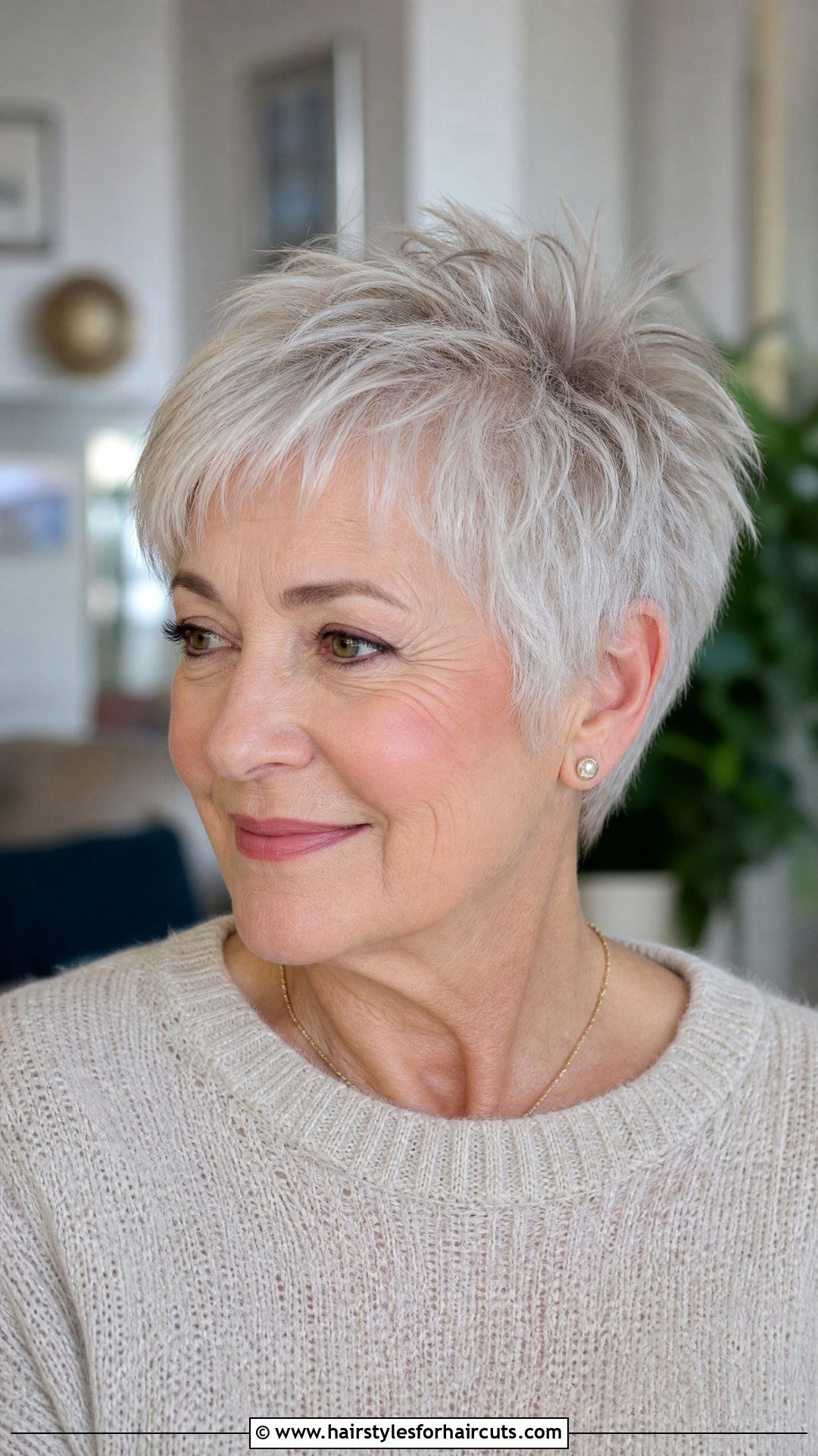 Texturized Pixie Cut - 25 haircuts for thin hair women over 60 - 25 haircuts for thin hair women over 60