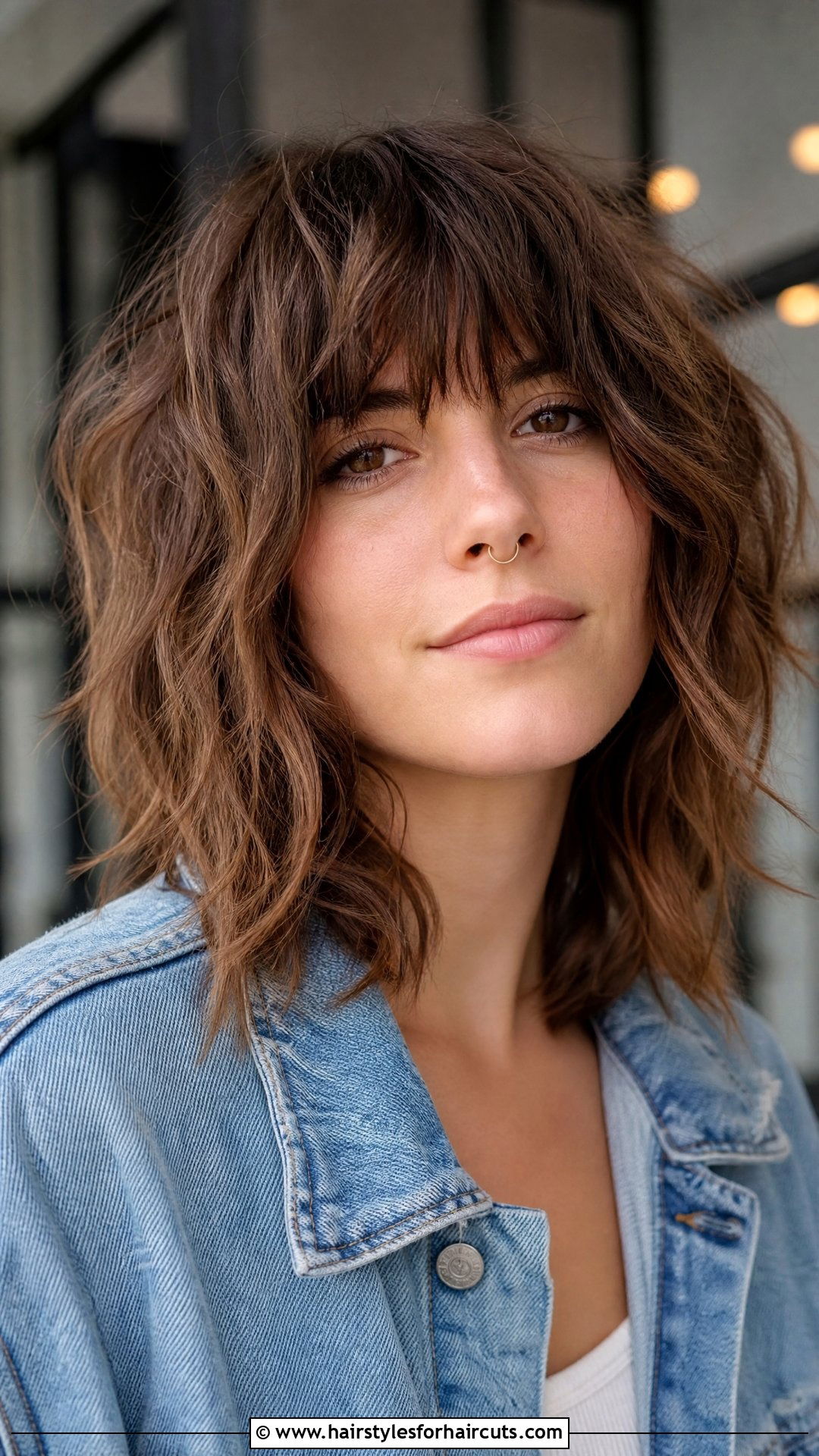 Texturized Shag Haircut - 25 hairstyles for heavy hair - 25 hairstyles for heavy hair