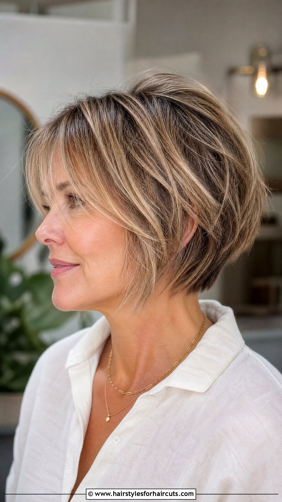 Texturized Stacked Bob - 25 stacked bob haircuts for fine hair - 25 stacked bob haircuts for fine hair