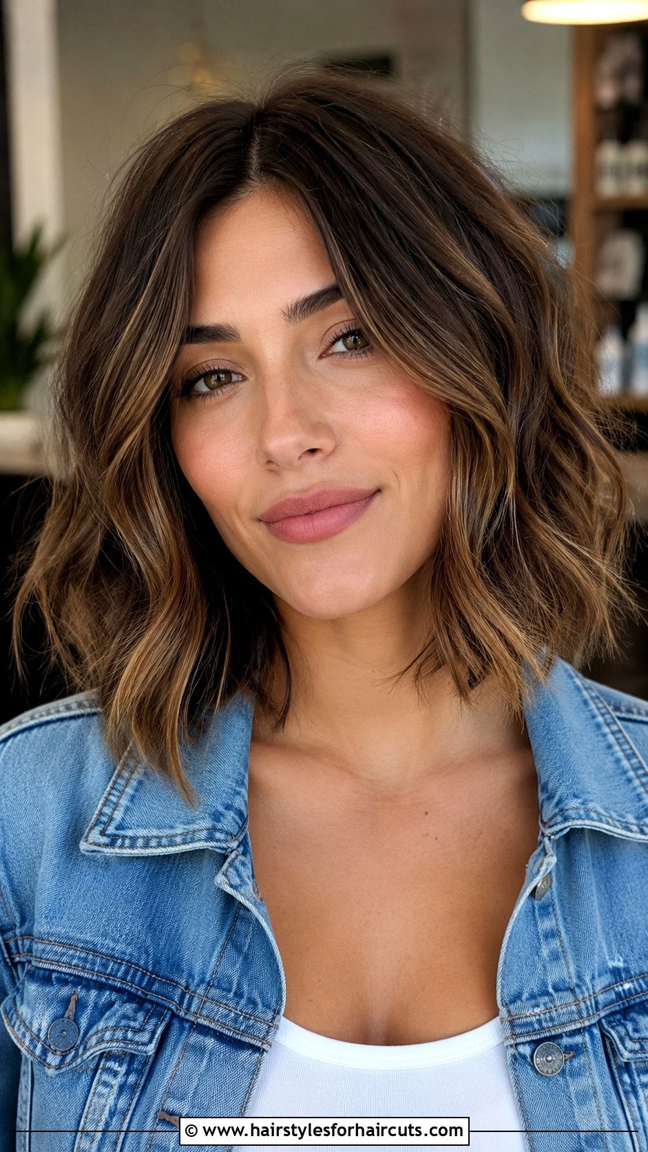 Texturized Wavy Lob - 25 best hairstyles for wavy hair - 25 best hairstyles for wavy hair