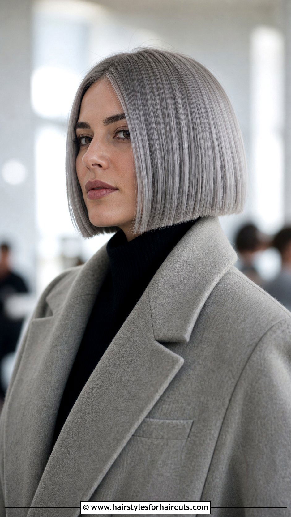 Thick Blunt Bob - 25 thick gray hairstyles - 25 thick gray hairstyles
