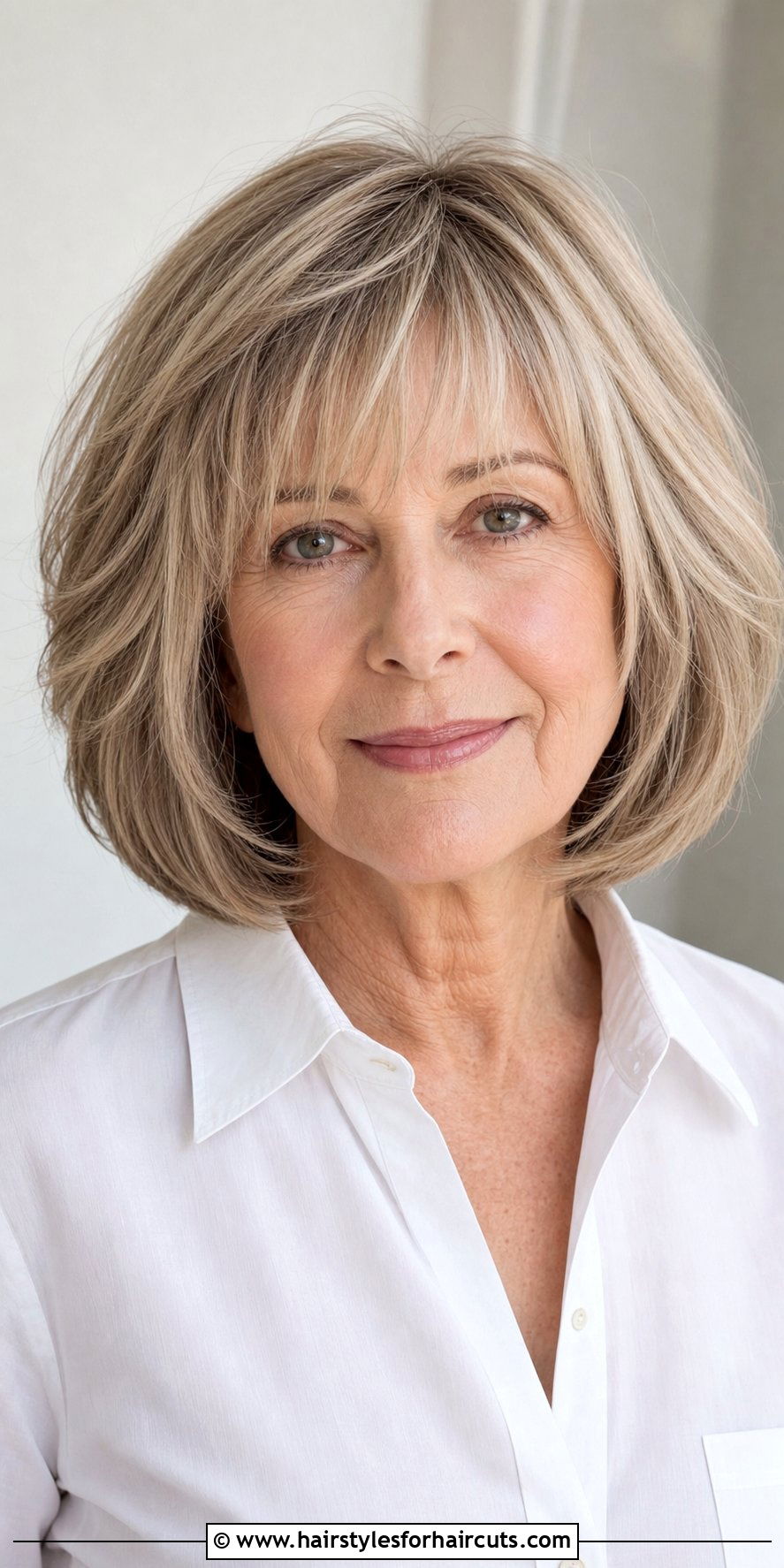 Thick Bob With Layered Bangs - 25 hairstyles with bangs for older women - 25 hairstyles with bangs for older women