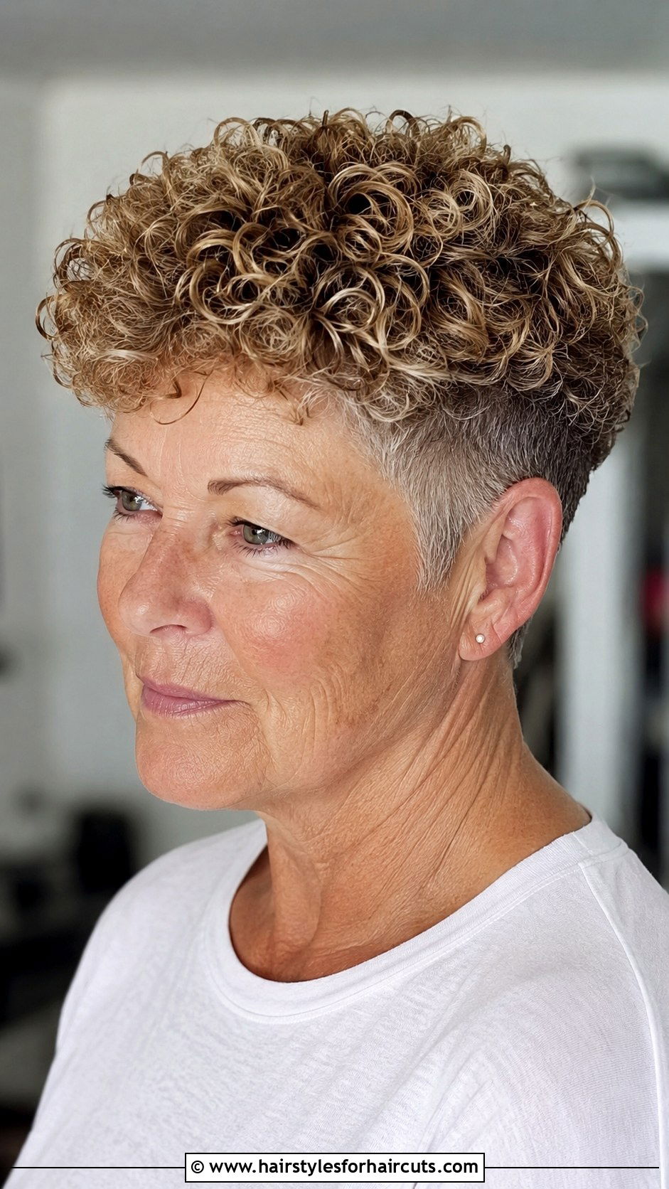 Thick Curly Crop - 25 curly hairstyles for older women - 25 curly hairstyles for older women