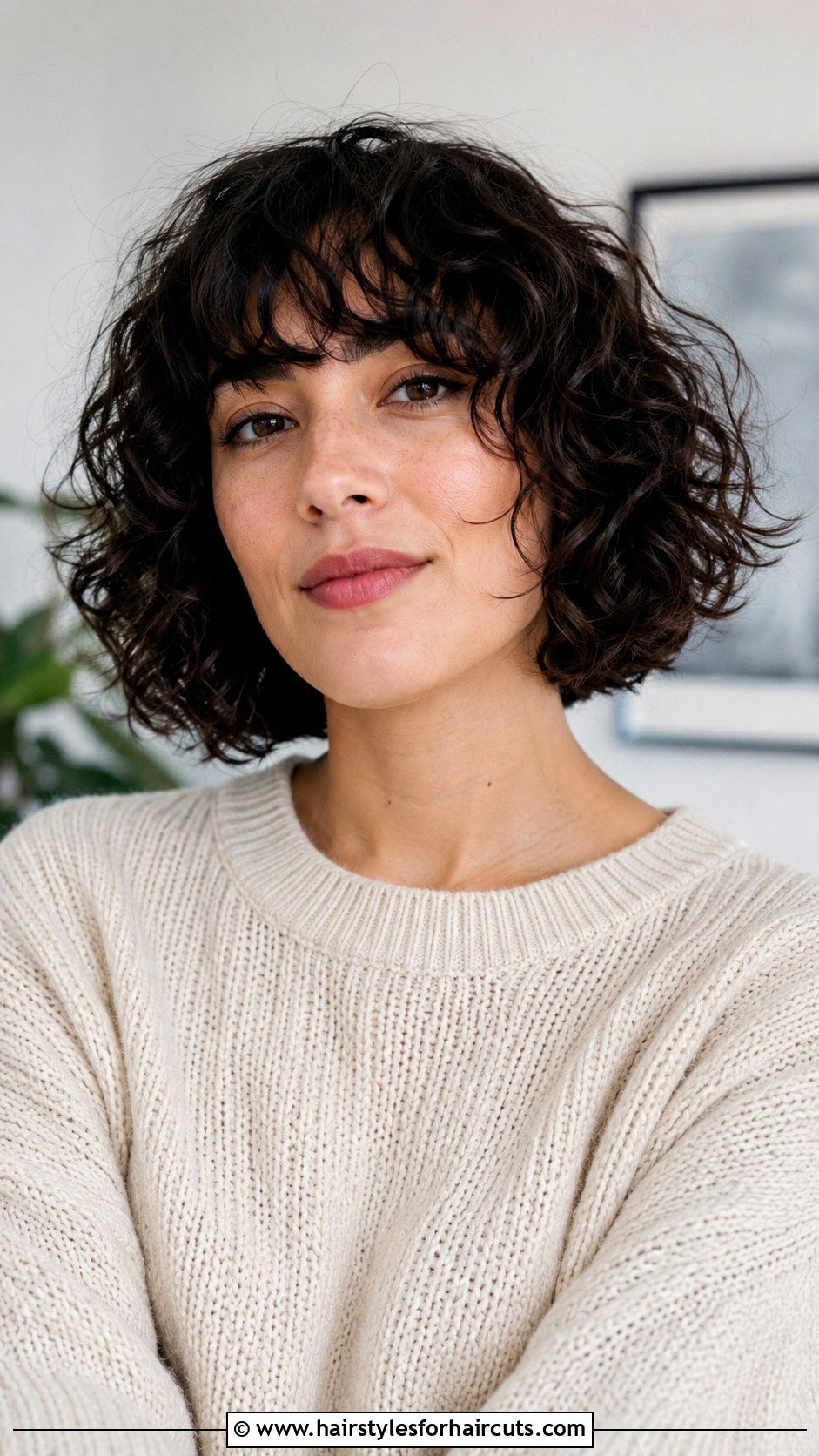 Thick Curly Haircut With Bangs - 25 curly haircuts with bangs - 25 curly haircuts with bangs