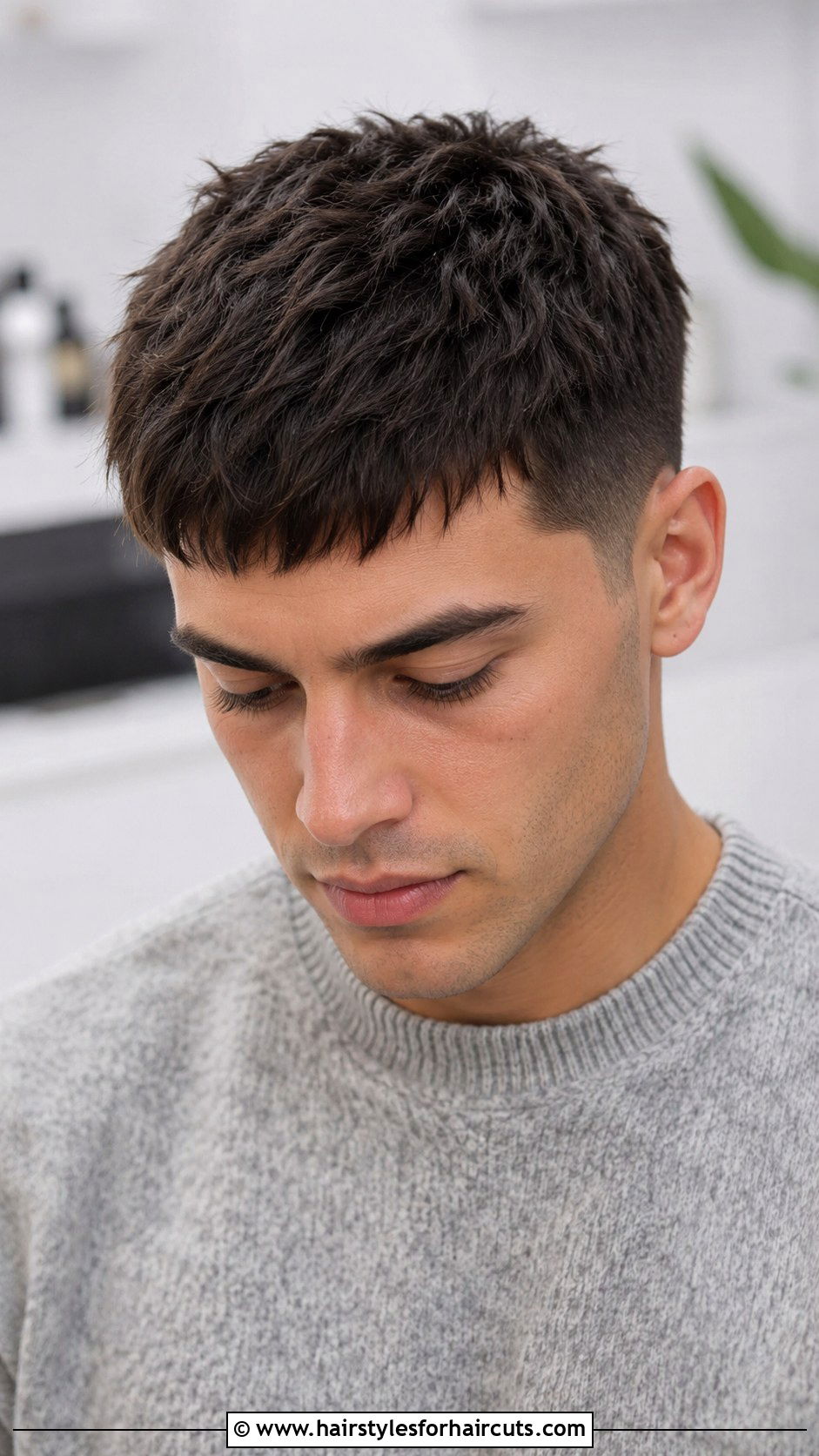 Thick Hair Ceaser Haircut - 25 ceaser haircuts - 25 ceaser haircuts