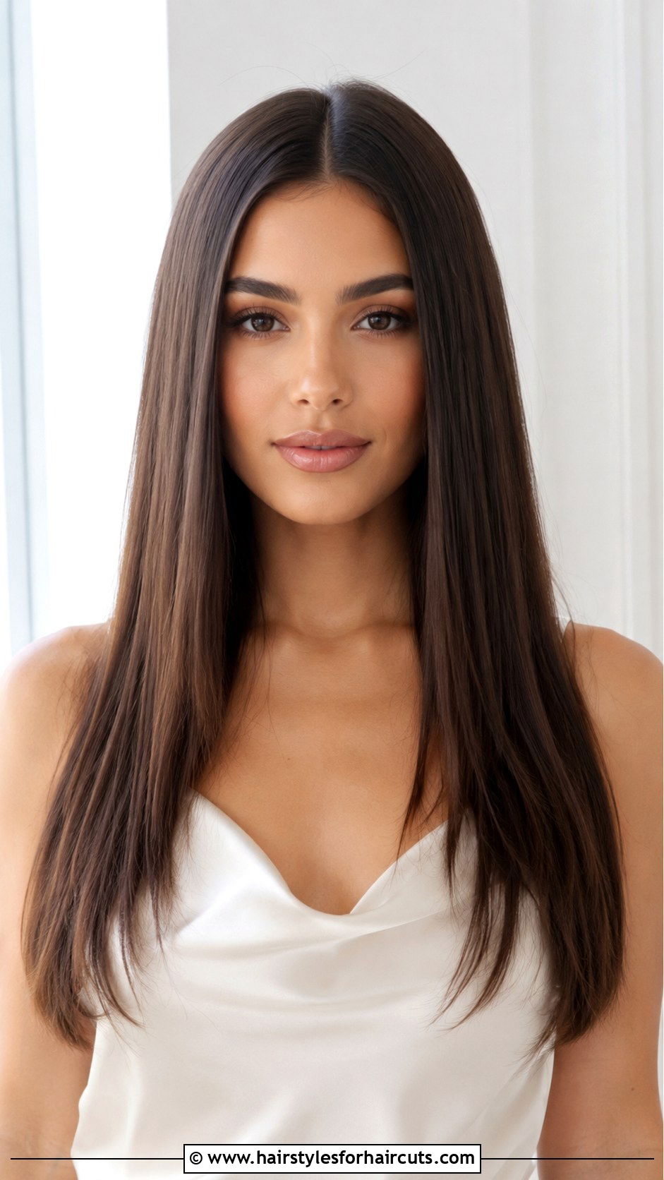 Thick Straight Hair With Middle Part - 25 ariana grande haircuts - 25 ariana grande haircuts
