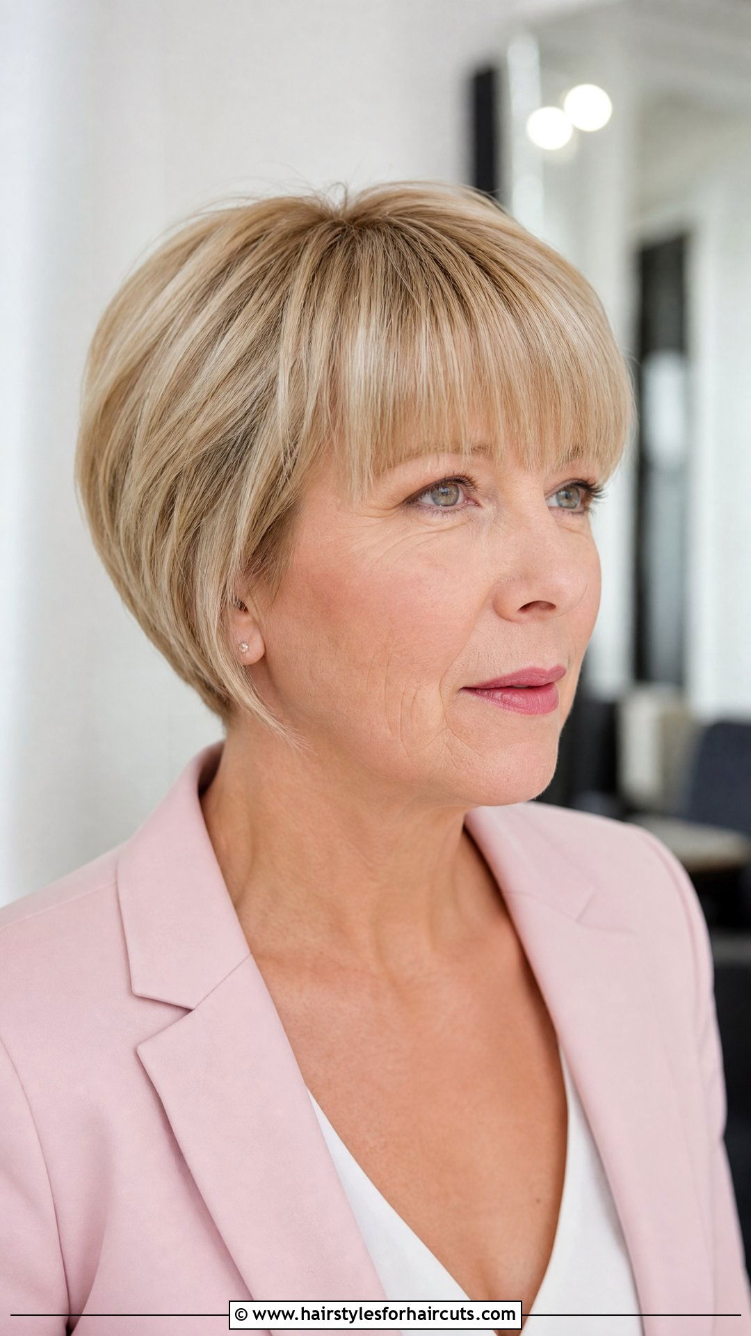 Thin Hair Wedge Haircut With Fringe - 25 fine hair wedge haircuts for over 60 - 25 fine hair wedge haircuts for over 60