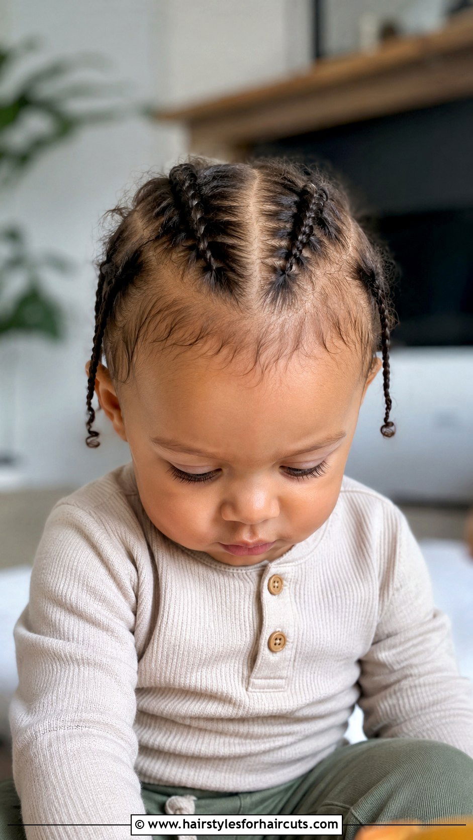 Three Strand Plaits - 25 mixed baby hairstyles - 25 mixed baby hairstyles