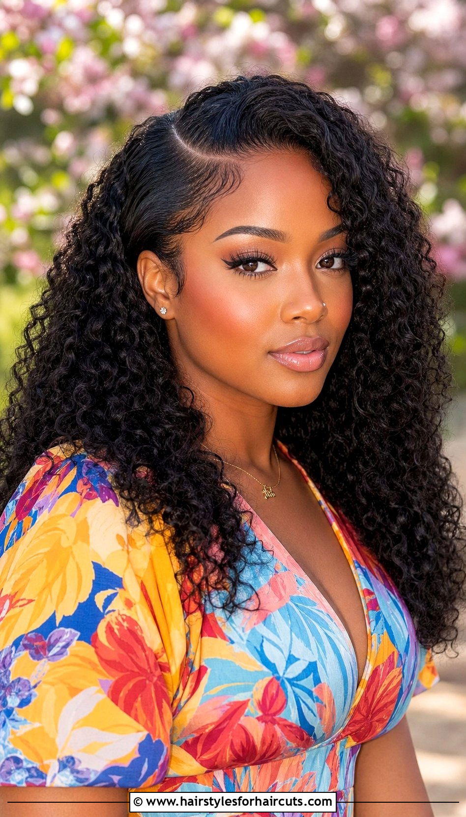 Tight Curls Side Part Long Quick Weave - 25 side part long hair quick weave hairstyles - 25 side part long hair quick weave hairstyles