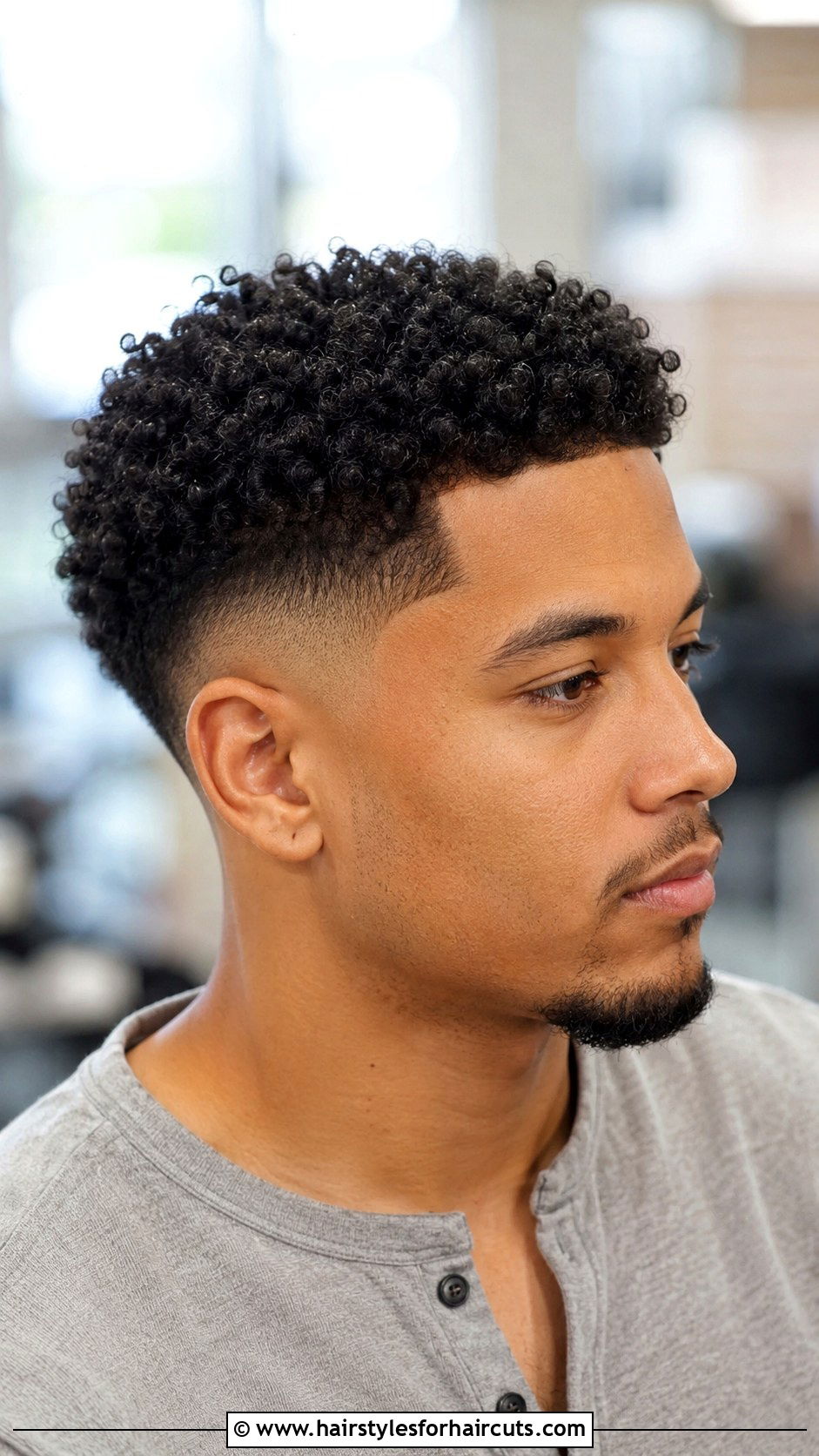 Tight Curly Fade - 25 ftm haircuts for curly hair - 25 ftm haircuts for curly hair
