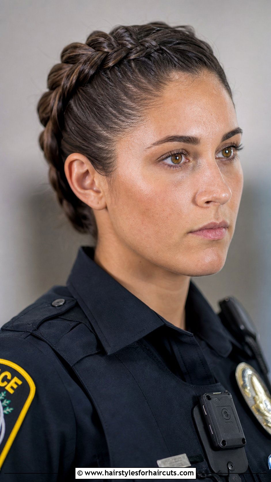 Tight Dutch Braid - 25 police woman hairstyles - 25 police woman hairstyles
