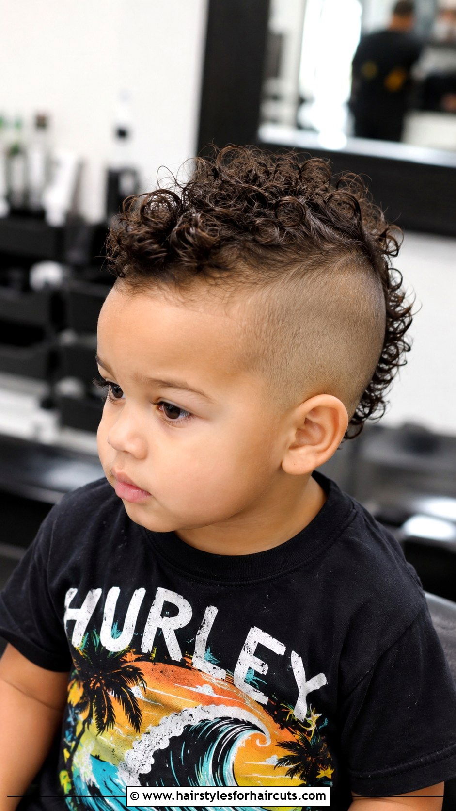 Toddler Curly Mohawk Haircut - 25 toddler haircuts for curly hair - 25 toddler haircuts for curly hair