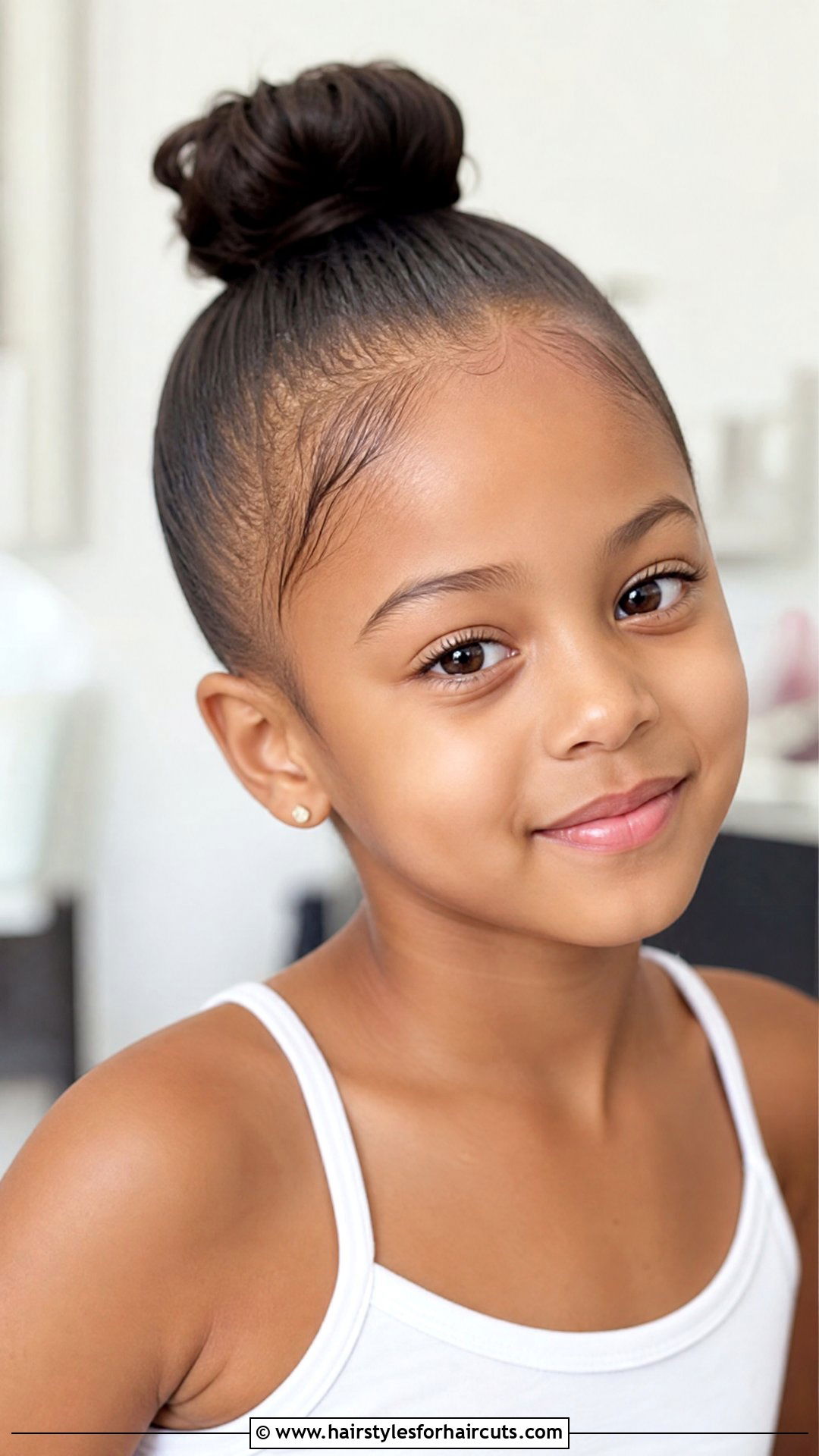 Top Knot Curly Hair - 25 cute hairstyles for girls with curly hair - 25 cute hairstyles for girls with curly hair