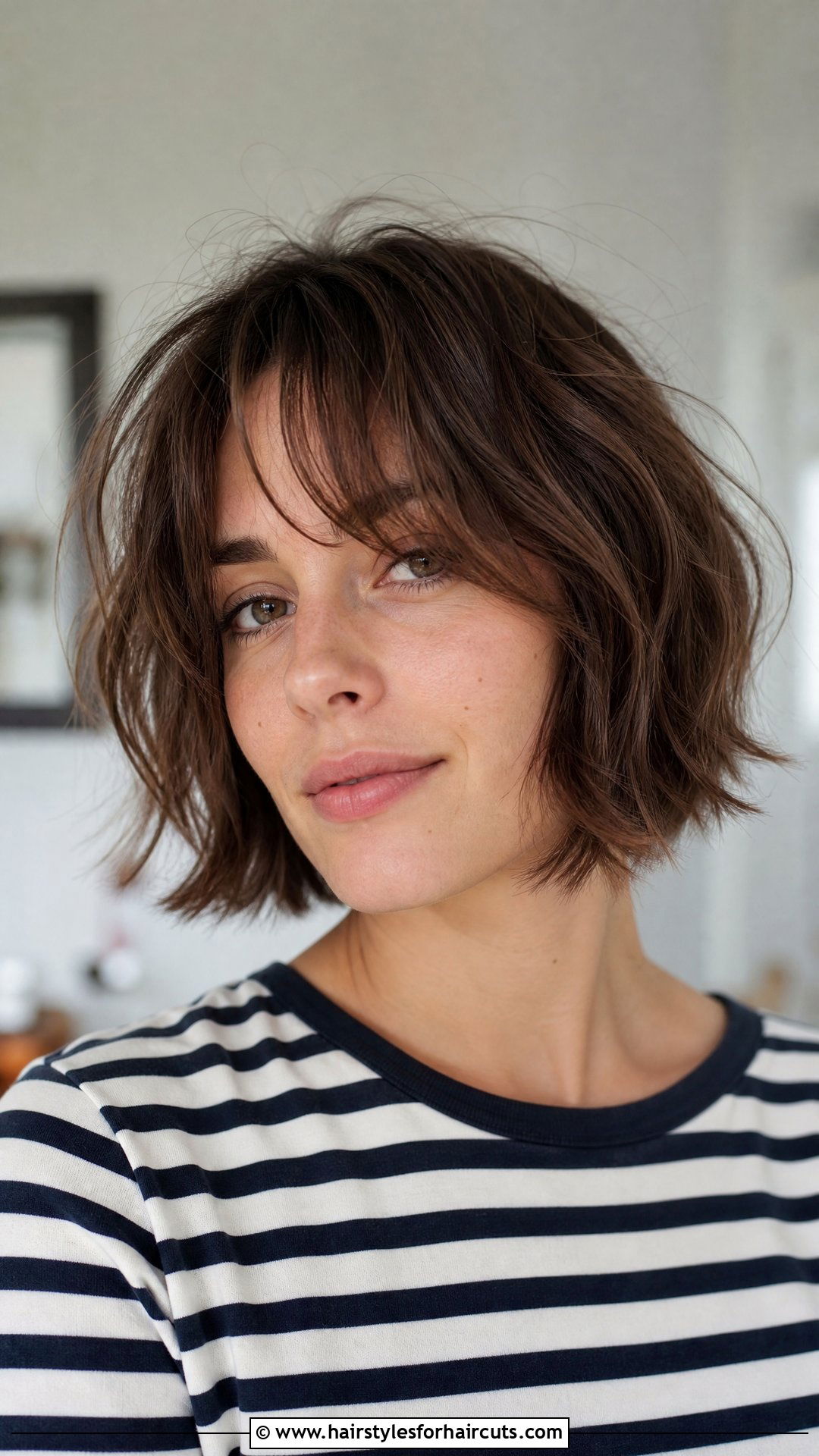 Tousled French Bob - 25 tousled haircuts - 25 tousled haircuts