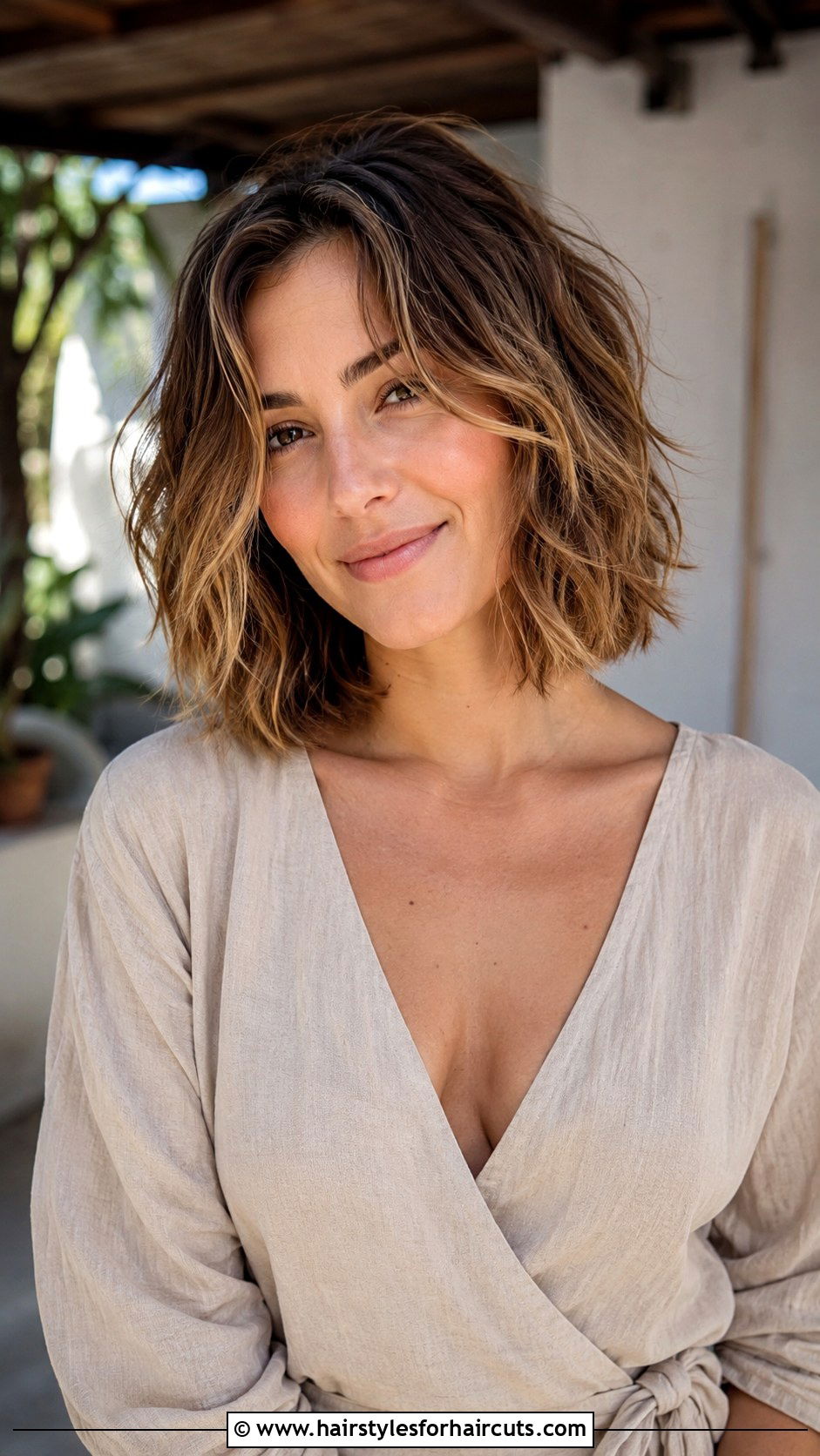 Tousled Lob Haircut - 25 haircuts for over 70 - 25 haircuts for over 70
