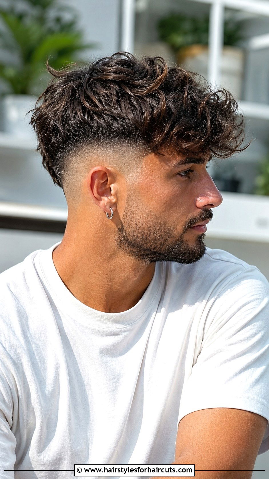 Tousled Long Hair Skin Fade - 25 long hair skin fade haircuts - 25 long hair skin fade haircuts
