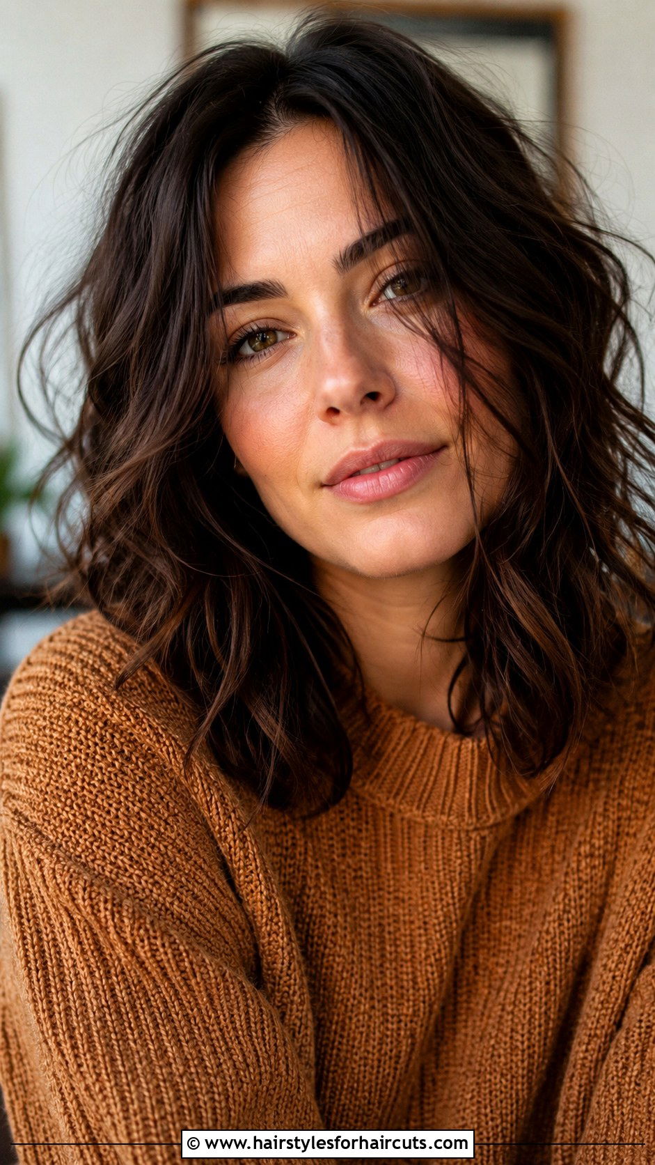Tousled Shoulder Length Hair - 25 mousse hairstyles - 25 mousse hairstyles