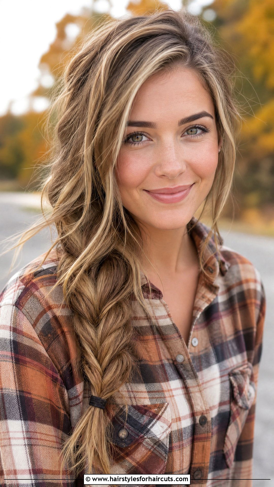 Tousled Side Braid - 25 tousled hairstyles - 25 tousled hairstyles
