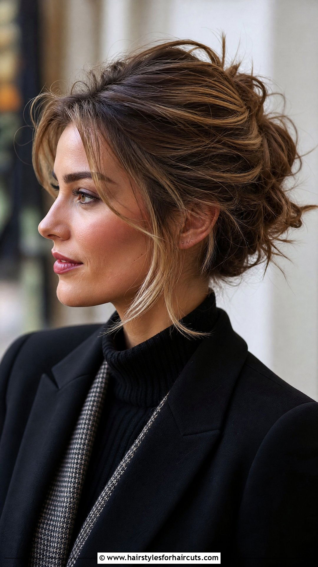 Tousled Updo For Medium Hair - 25 tousled hairstyles - 25 tousled hairstyles