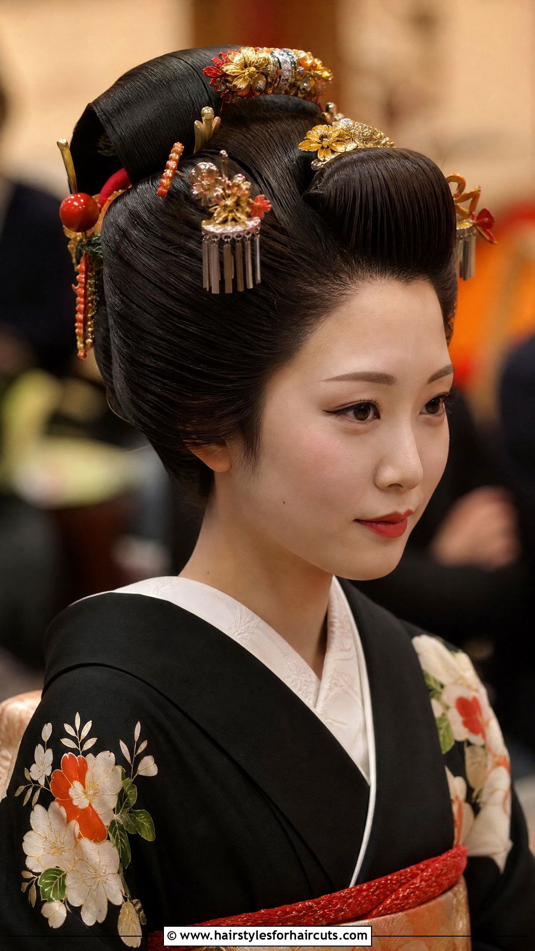 Traditional Japanese Shimada - 25 national hairstyles - 25 national hairstyles