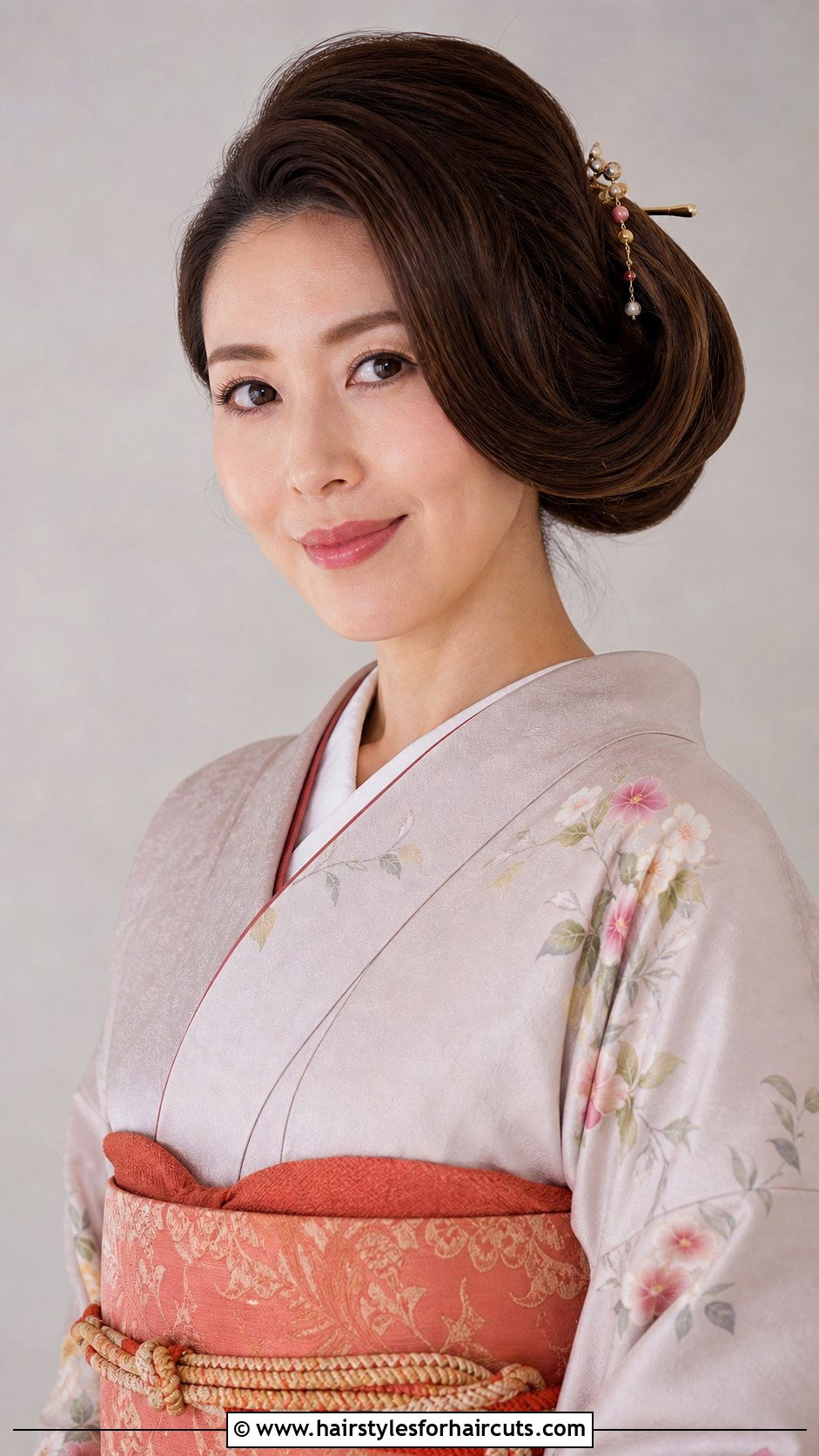 Traditional Japanese Side Swept Updo - 25 long hair traditional japanese hairstyles - 25 long hair traditional japanese hairstyles