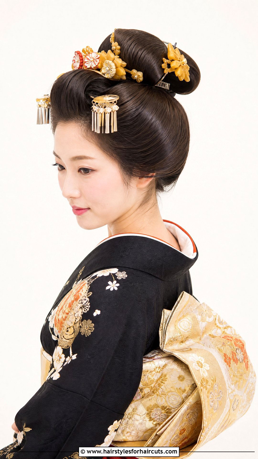 Traditional Japanese Updo - 25 japanese girl hairstyles - 25 japanese girl hairstyles