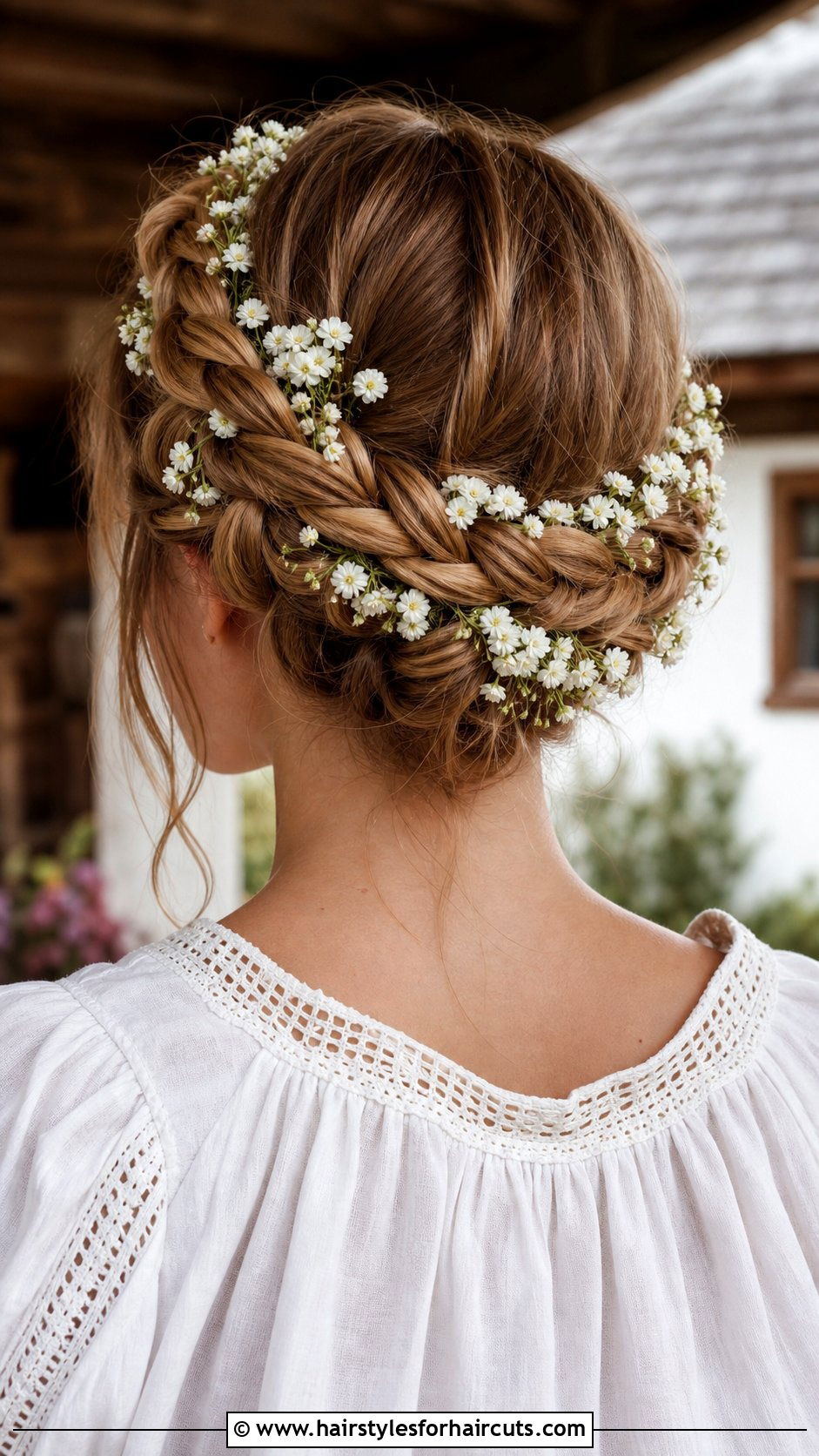 Traditional Polish Wreath Braid Updo - 25 polish hairstyles - 25 polish hairstyles