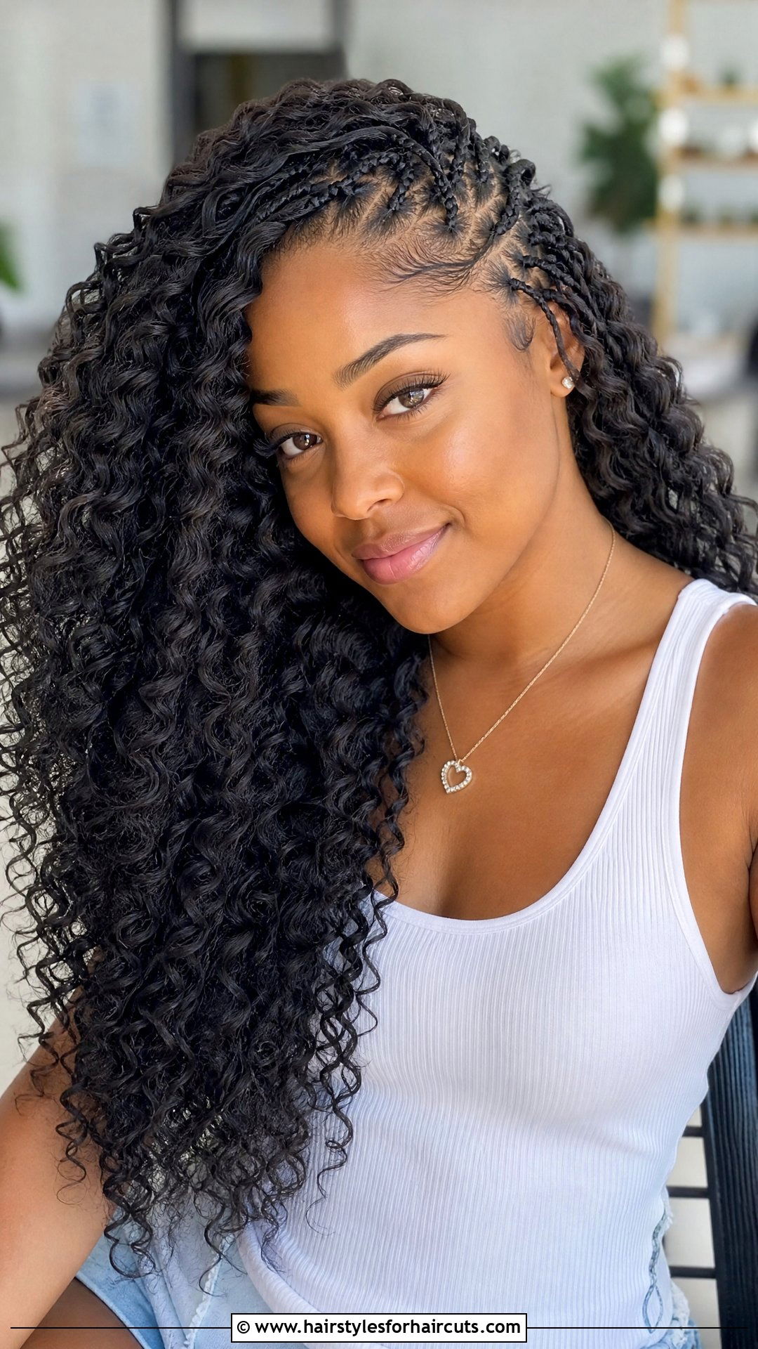 Tree Braids Loose Curls - 25 platts hairstyles - 25 platts hairstyles