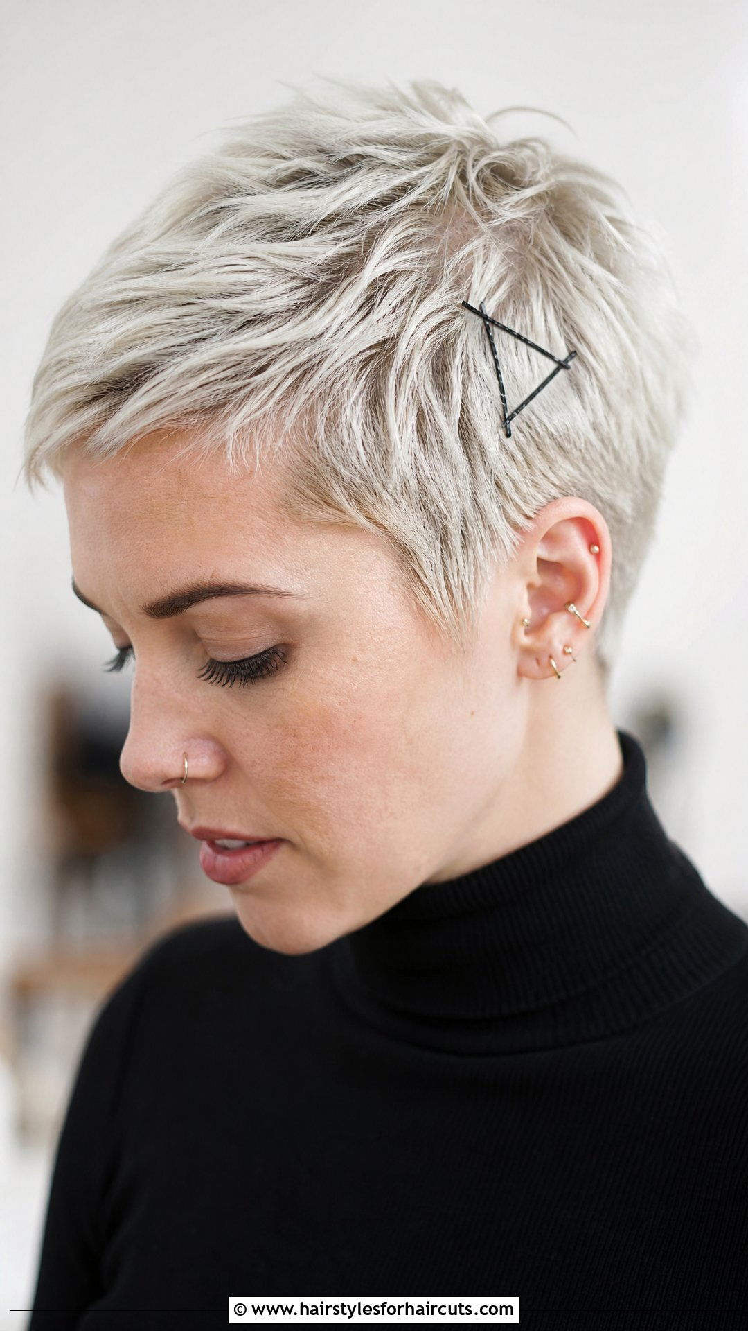 Triangle Bobby Pin Short Hair - 25 short hair bobby pin hairstyles - 25 short hair bobby pin hairstyles