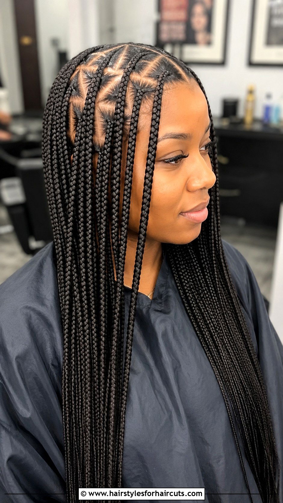 Triangle Box Braids Straight - 25 braids with straight hair black hairstyles - 25 braids with straight hair black hairstyles