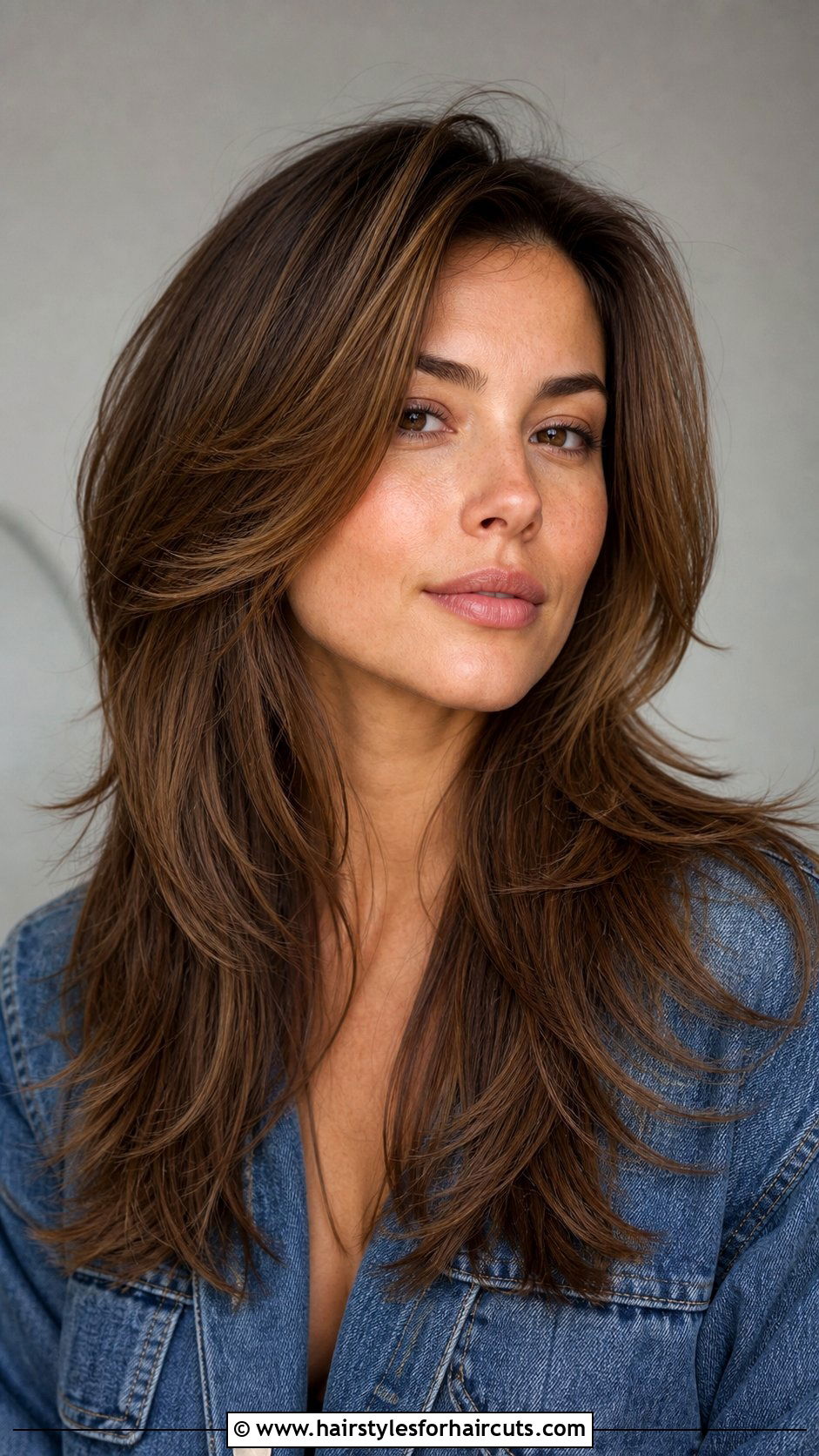 Triangle Face Layered Long Hair - 25 face shape and hairstyles - 25 face shape and hairstyles
