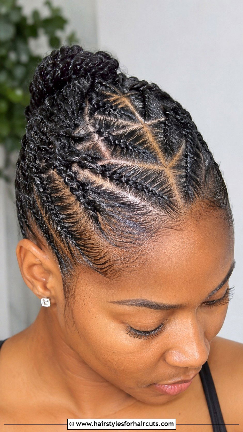 Triangle Part Rope Twist - 25 rope twist hairstyles - 25 rope twist hairstyles