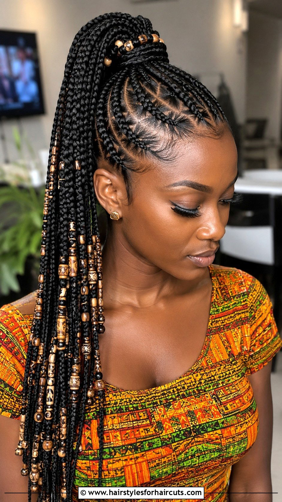 Tribal Braid Ponytail - 25 braid ponytail hairstyles for black hair - 25 braid ponytail hairstyles for black hair