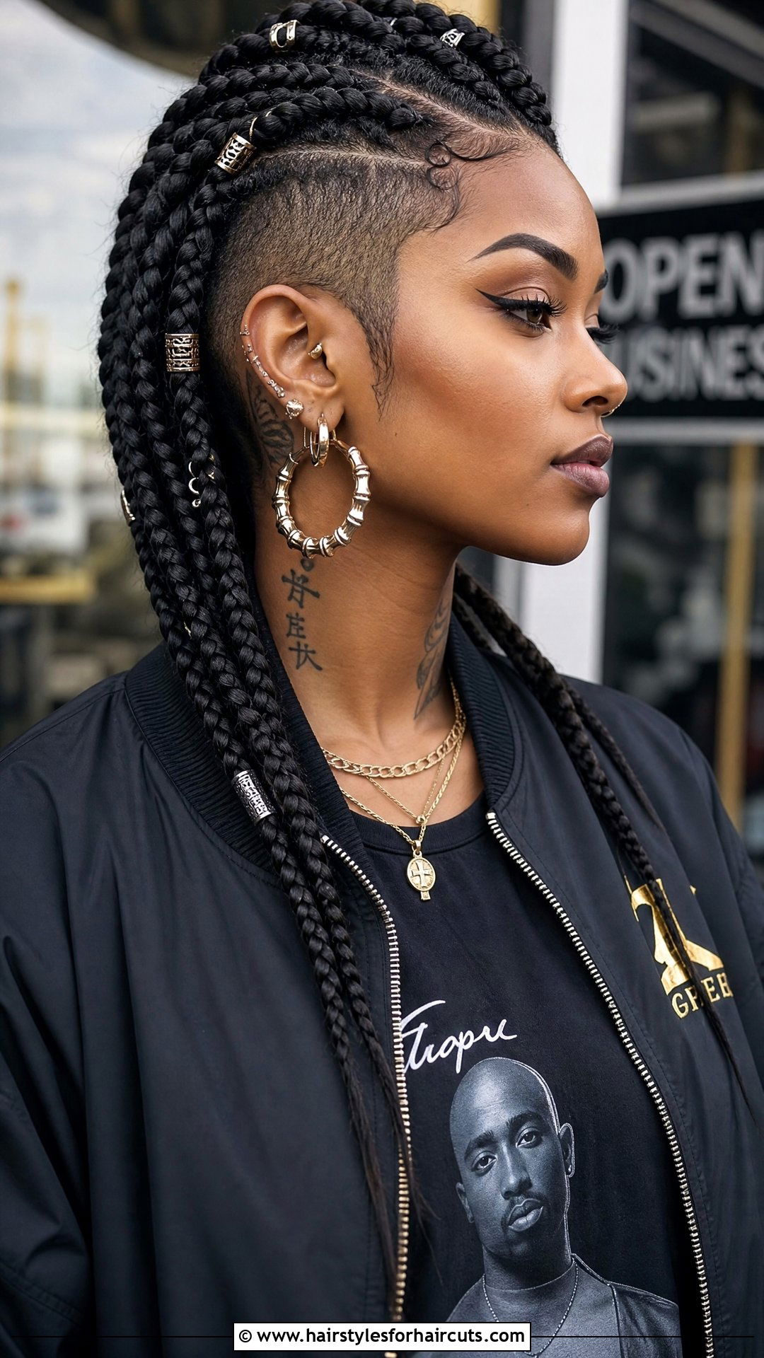 Tribal Shaved Sides With Braids - 25 tribal hairstyles - 25 tribal hairstyles