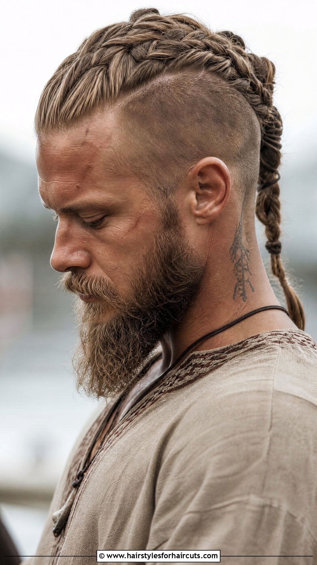 Tribal Viking Braid - 25 viking hairstyles - 25 viking hairstyles
