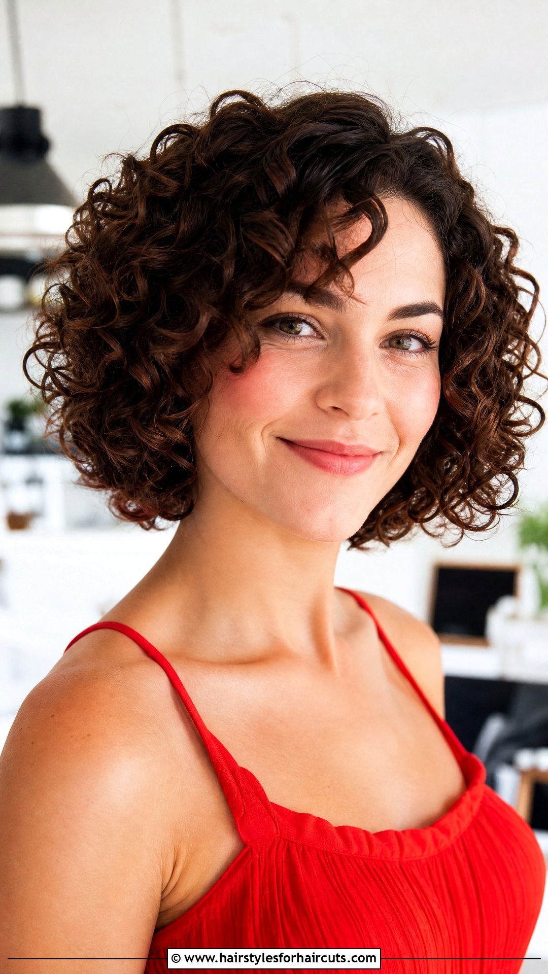 Trimmed Curly Bob - 25 trim hairstyles - 25 trim hairstyles