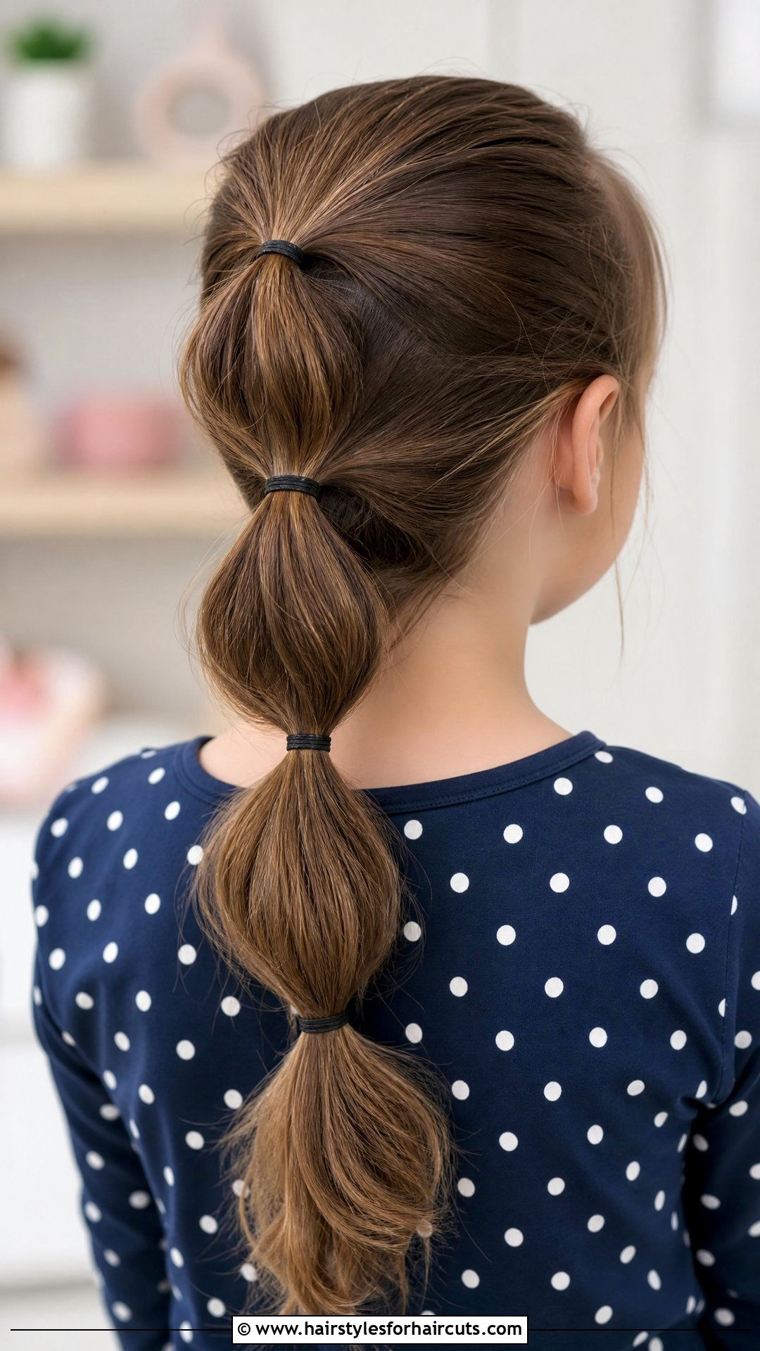 Triple Ponytail Cascade - 25 elementary school long hair picture day hairstyles - 25 elementary school long hair picture day hairstyles