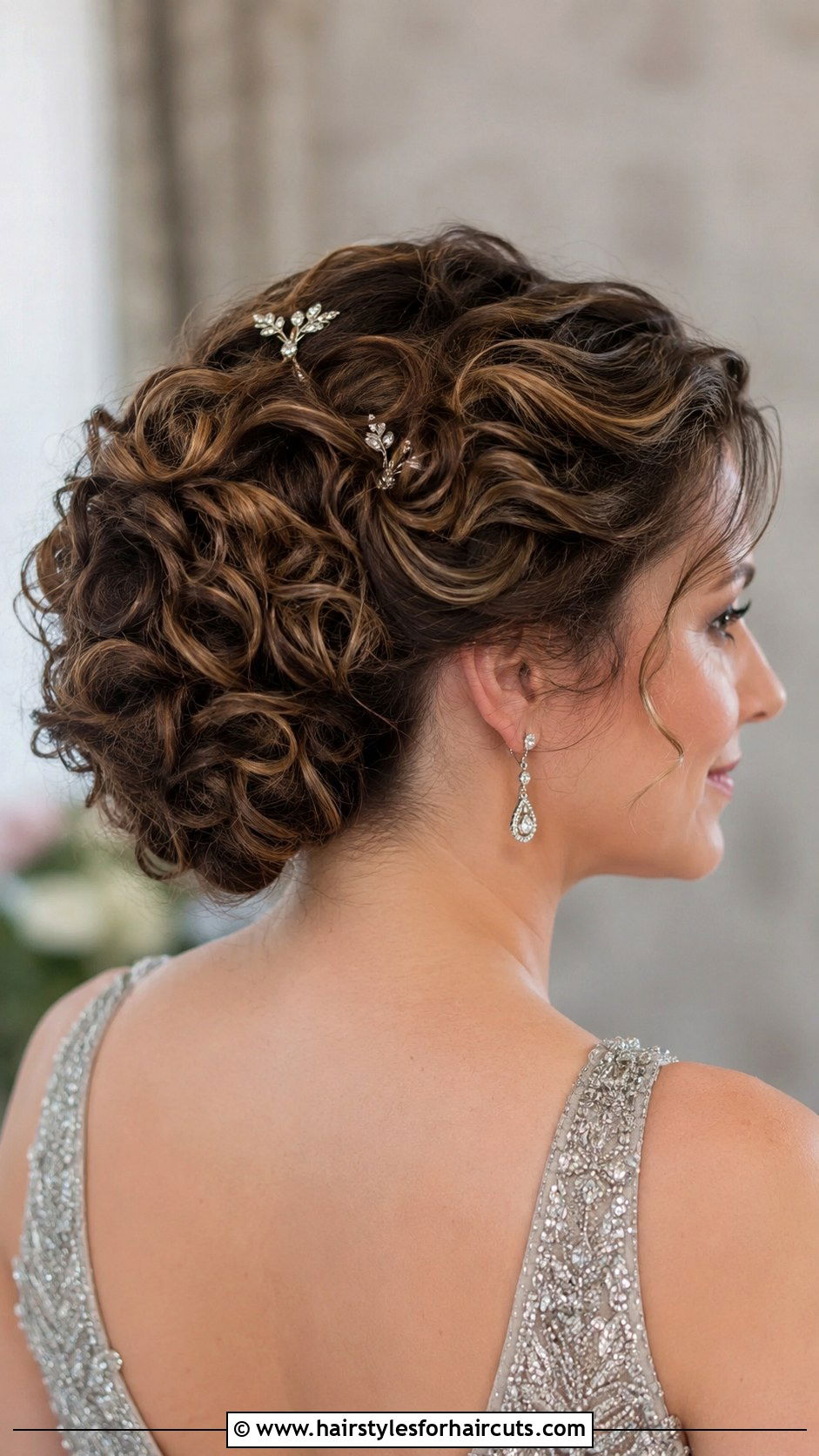 Tucked And Pinned Curly Updo - 25 curly hair mixed girl prom hairstyles - 25 curly hair mixed girl prom hairstyles