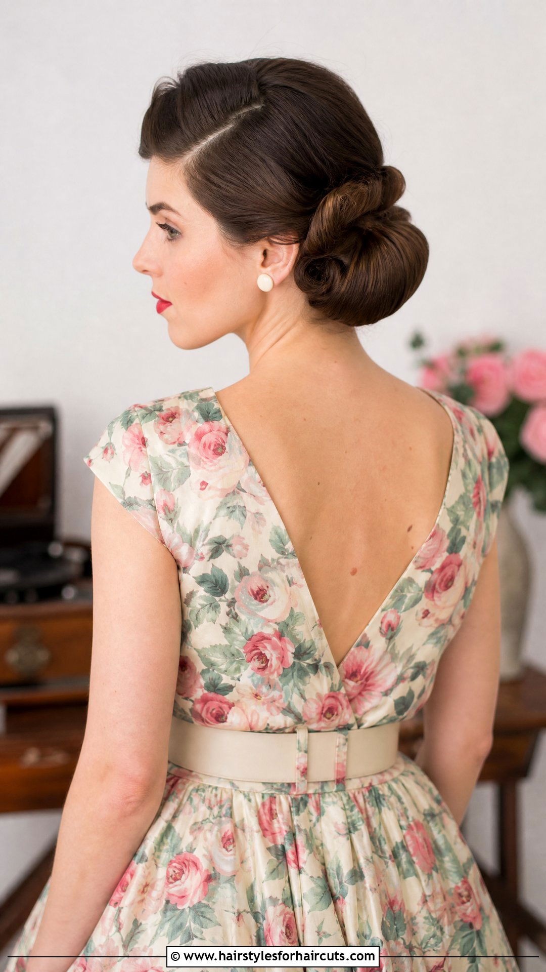 Tucked And Pinned Faux Bob - 25 wedding hairstyles for short thin hair - 25 wedding hairstyles for short thin hair