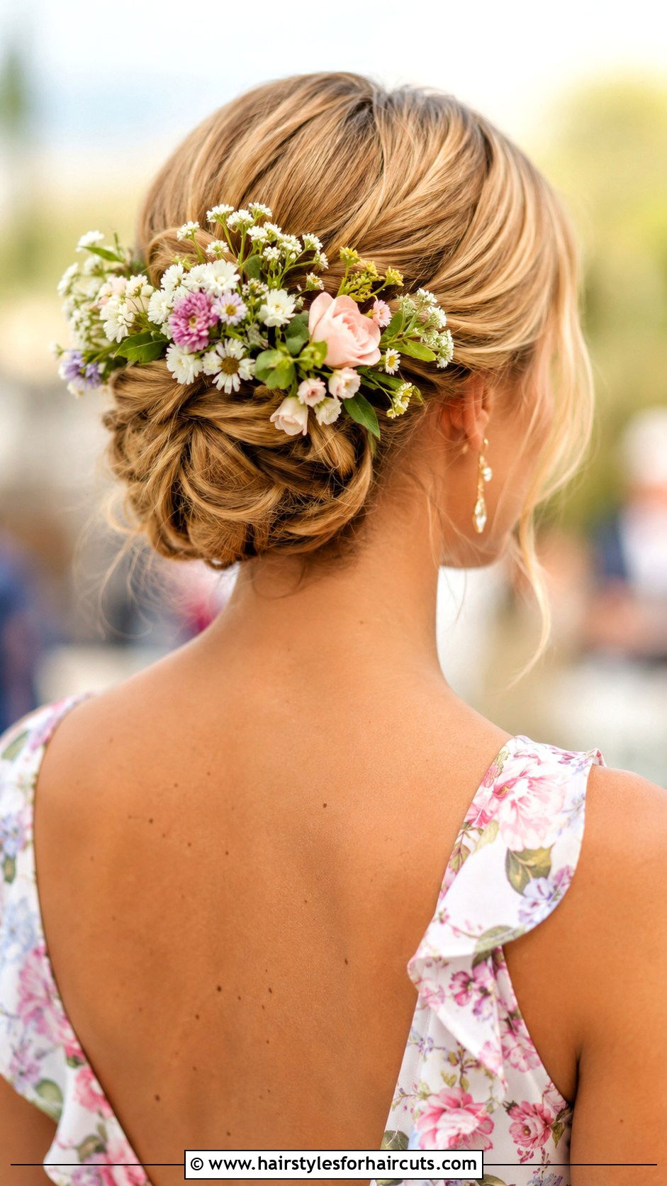 Tucked And Pinned Low Bun - 25 dressy hairstyles for shoulder length hair - 25 dressy hairstyles for shoulder length hair