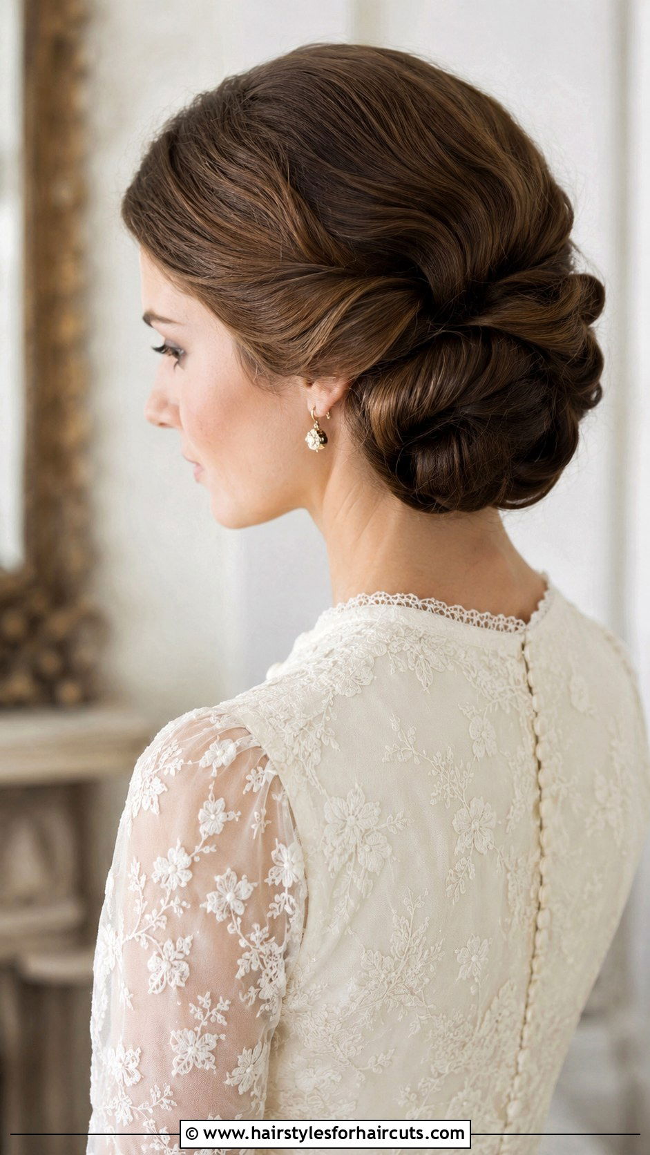Tucked And Rolled Updo Wedding Hairstyle - 25 elegant wedding hairstyles for natural black hair - 25 elegant wedding hairstyles for natural black hair