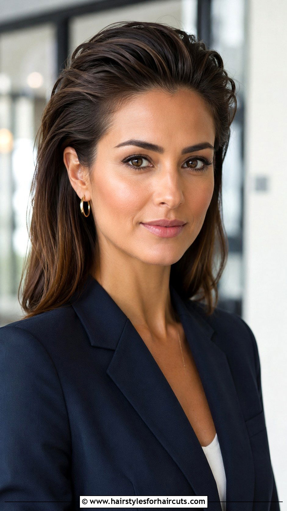 Tucked Behind Ears Blowout - 25 blow dry hairstyles - 25 blow dry hairstyles