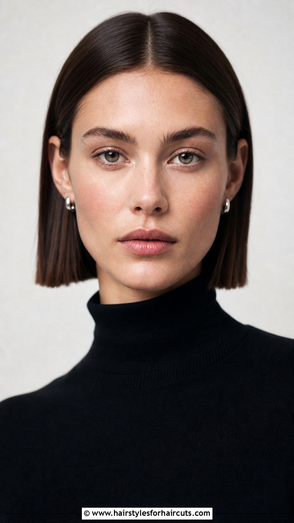 Tucked Behind Ears Blunt Cut - 25 hair tucked behind ears hairstyles - 25 hair tucked behind ears hairstyles