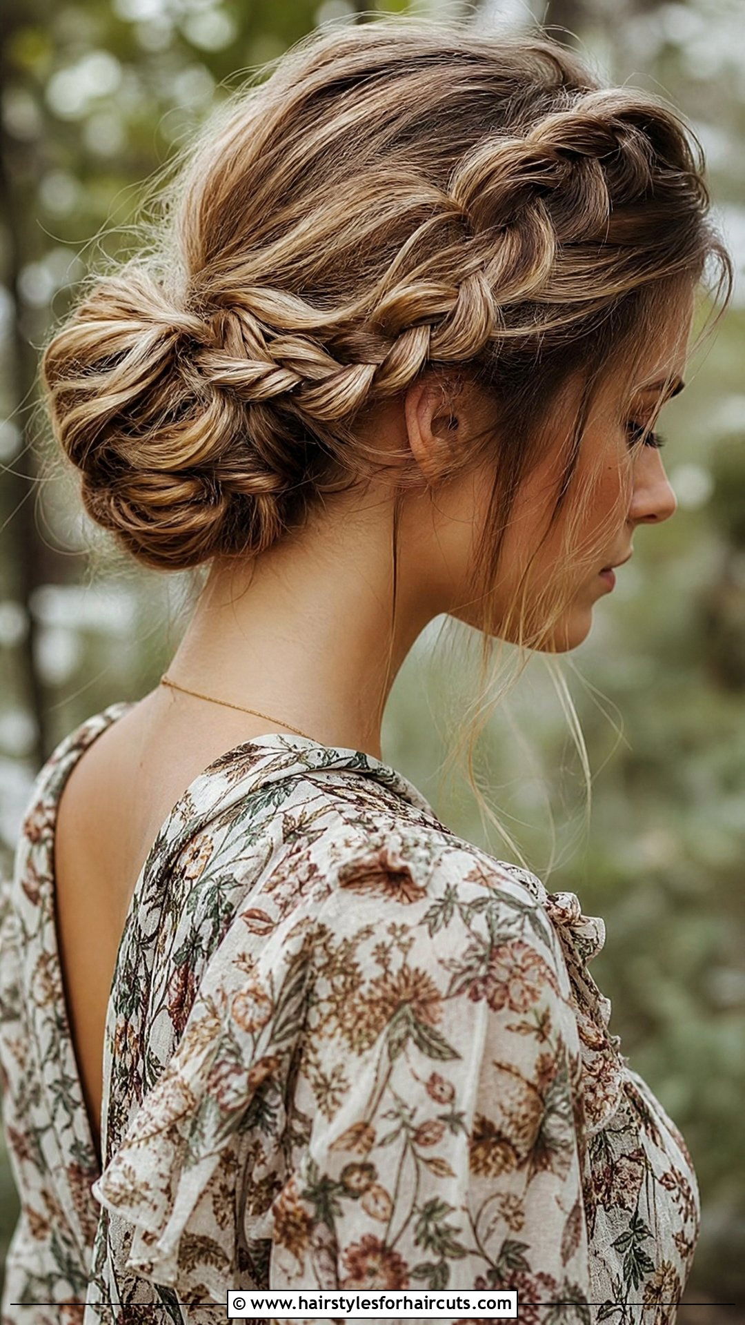 Tucked Bohemian Braid For Thick Hair - 25 wedding hairstyles for thick hair - 25 wedding hairstyles for thick hair
