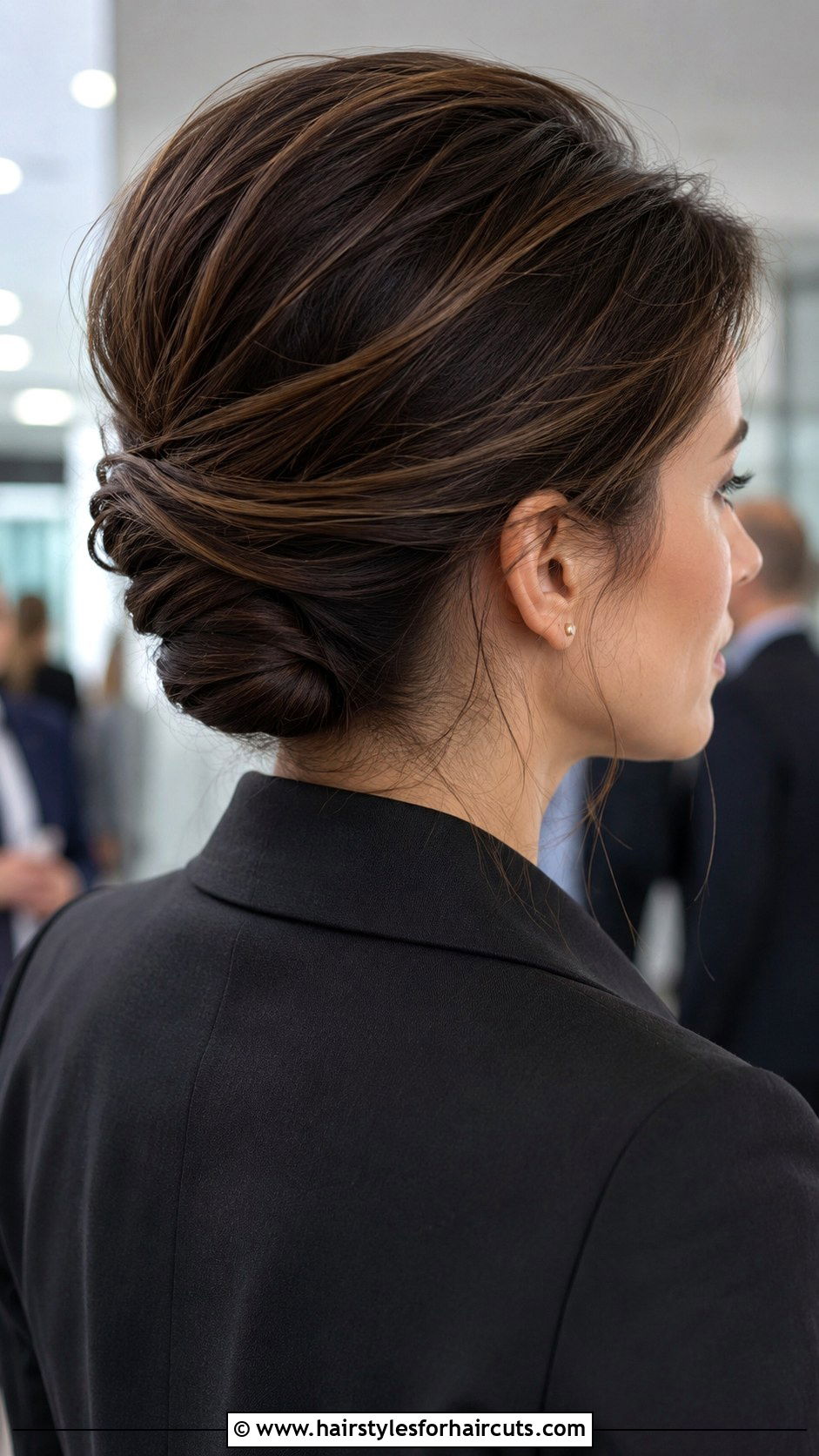 Tucked Chignon Medium Hair - 25 going out hairstyles for medium hair - 25 going out hairstyles for medium hair