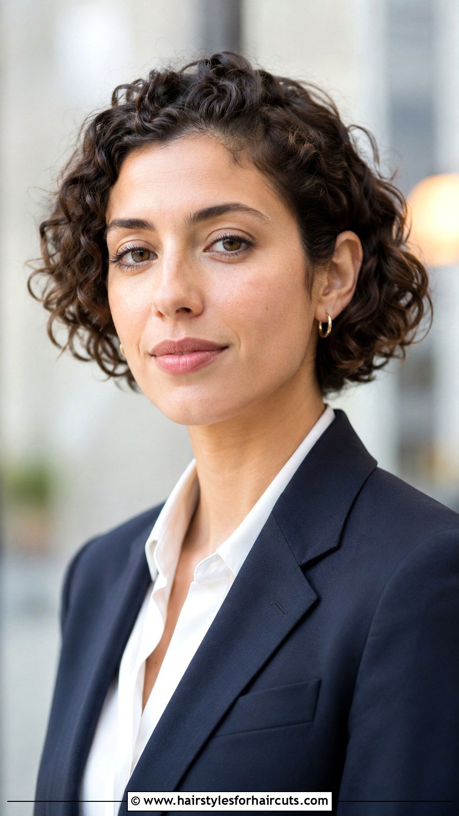 Tucked Curly Bob - 25 curled hairstyles - 25 curled hairstyles