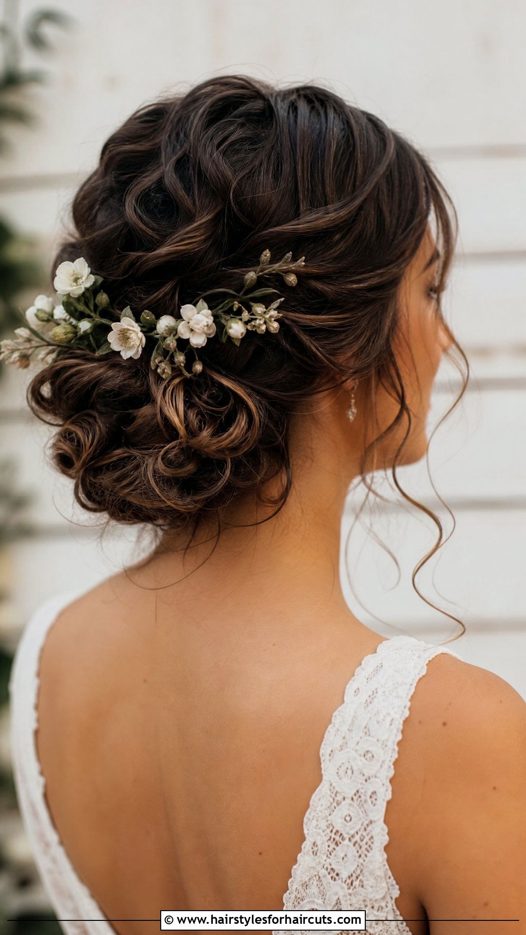 Tucked Curly Wedding Hairstyle - 25 wedding hairstyles for thick curly hair - 25 wedding hairstyles for thick curly hair