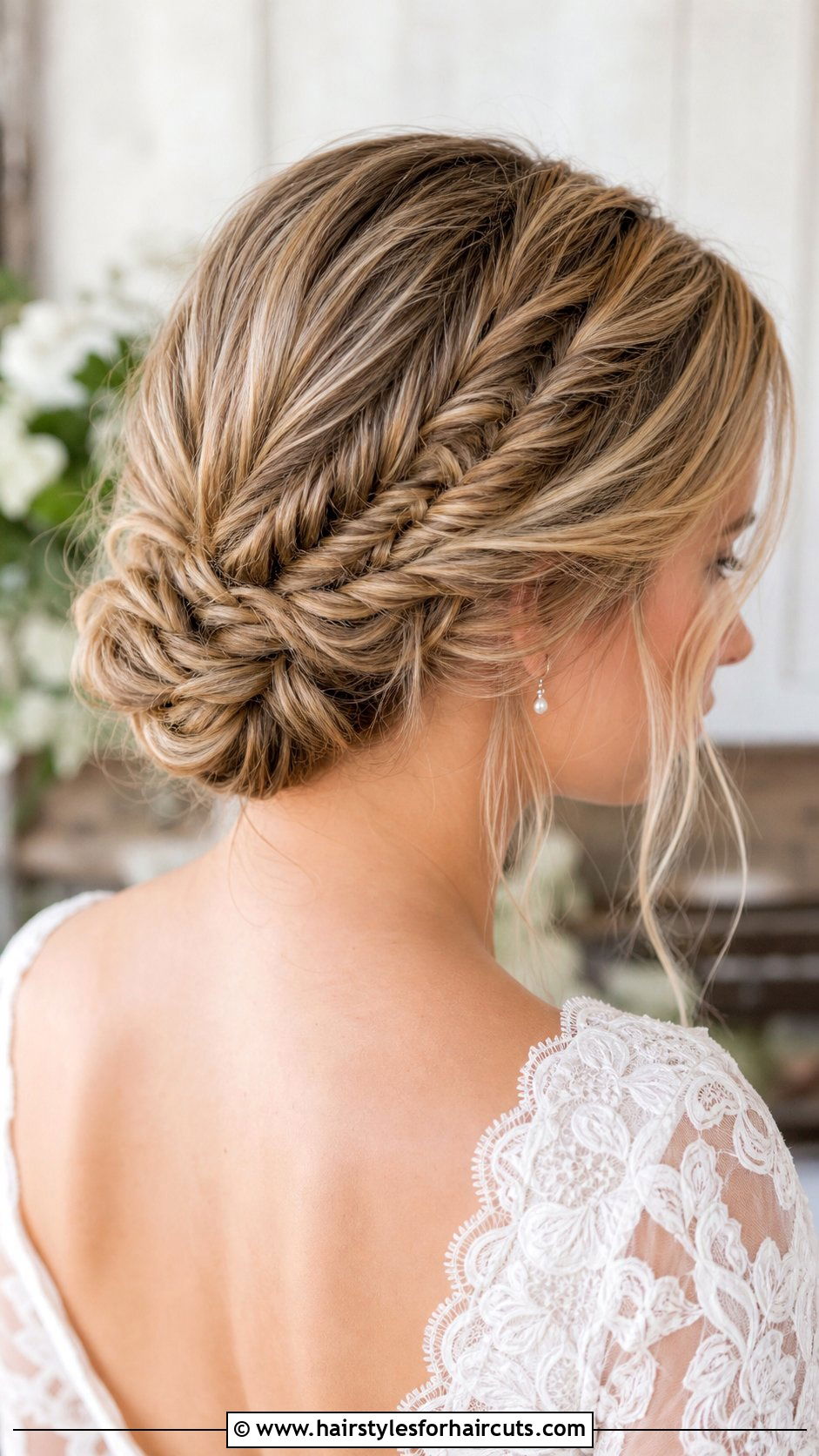 Tucked Fishtail Braid - 25 formal hairstyles for shoulder length hair - 25 formal hairstyles for shoulder length hair
